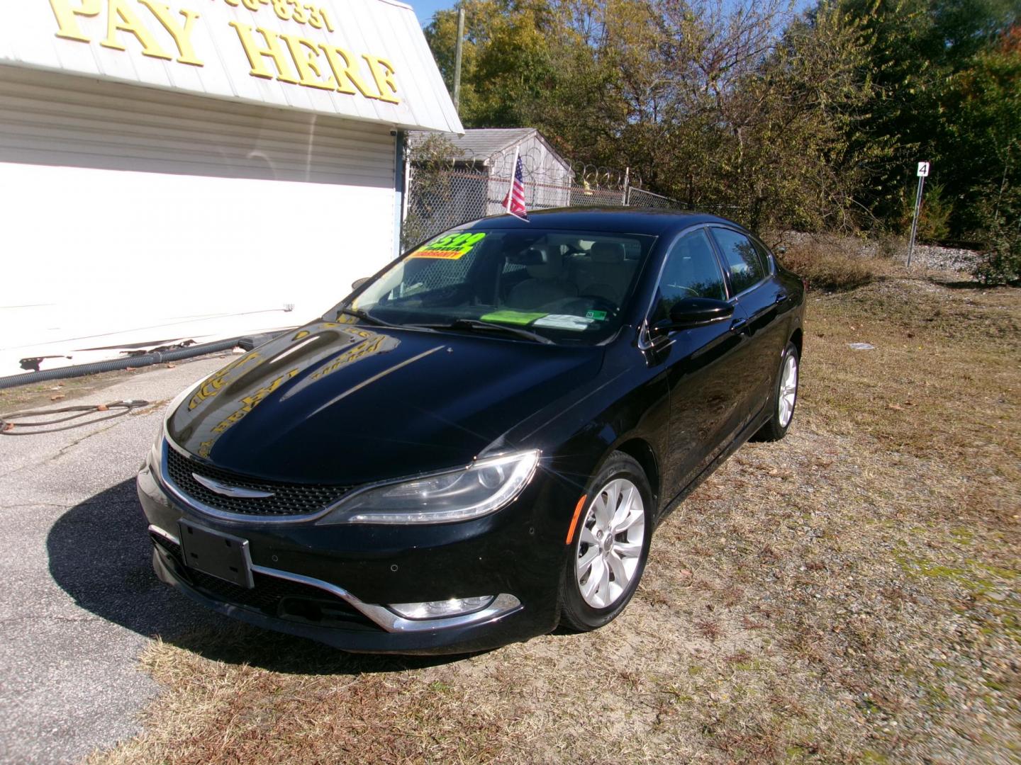 2015 Black Chrysler 200 C (1C3CCCCG5FN) with an 3.6L V6 DOHC 24V FFV engine, 9-Speed Automatic transmission, located at 2553 Airline Blvd, Portsmouth, VA, 23701, (757) 488-8331, 36.813889, -76.357597 - ***VEHICLE TERMS*** Down Payment: $599 Weekly Payment: $105 APR: 23.9% Repayment Terms: 42 Months *** CALL ELIZABETH SMITH - DIRECTOR OF MARKETING @ 757-488-8331 TO SCHEDULE YOUR APPOINTMENT TODAY AND GET PRE-APPROVED RIGHT OVER THE PHONE*** - Photo#1