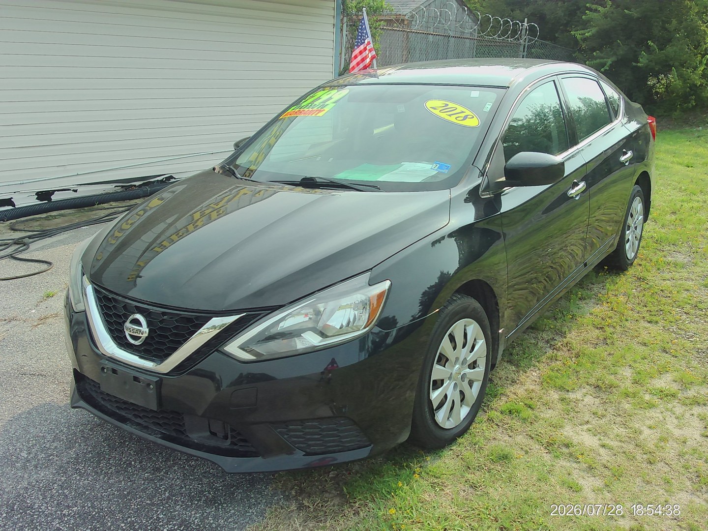 2018 Black Nissan Sentra S CVT (3N1AB7AP0JY) with an 1.8L L4 SFI DOHC 16V engine, CVT transmission, located at 2553 Airline Blvd, Portsmouth, VA, 23701, (757) 488-8331, 36.813889, -76.357597 - ***VEHICLE TERMS*** Down Payment: $799 Weekly Payment: $100 APR: 23.9% Repayment Terms: 42 Months *** CALL ELIZABETH SMITH - DIRECTOR OF MARKETING @ 757-488-8331 TO SCHEDULE YOUR APPOINTMENT TODAY AND GET PRE-APPROVED RIGHT OVER THE PHONE***- Photo#1
