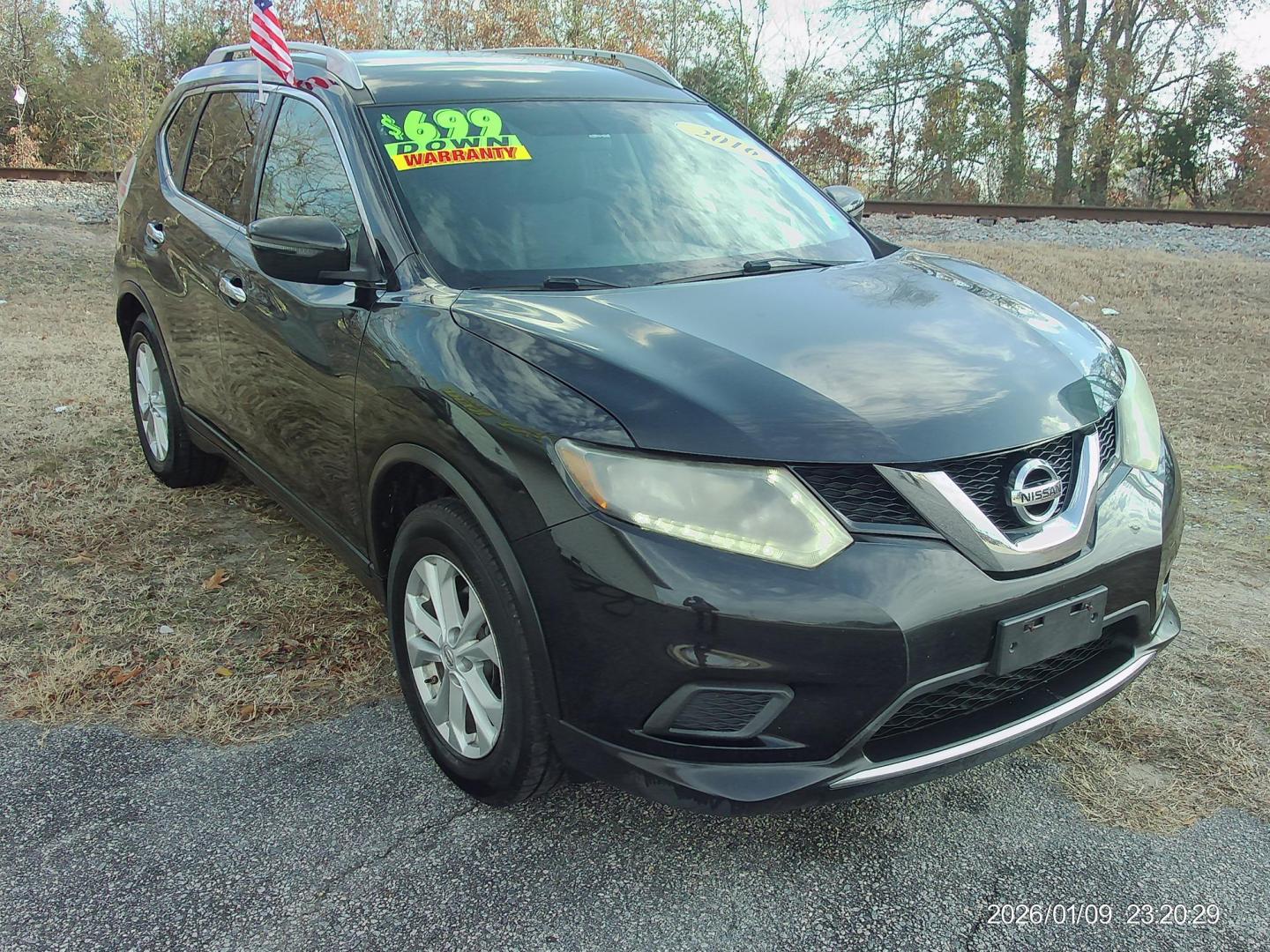 2016 Black Nissan Rogue S 2WD (KNMAT2MTXGP) with an 2.5L L4 DOHC 16V engine, CVT transmission, located at 2553 Airline Blvd, Portsmouth, VA, 23701, (757) 488-8331, 36.813889, -76.357597 - ***VEHICLE TERMS*** Down Payment: $699 Weekly Payment: $110 APR: 23.9% Repayment Terms: 42 Months *** CALL ELIZABETH SMITH - DIRECTOR OF MARKETING @ 757-488-8331 TO SCHEDULE YOUR APPOINTMENT TODAY AND GET PRE-APPROVED RIGHT OVER THE PHONE*** - Photo#3