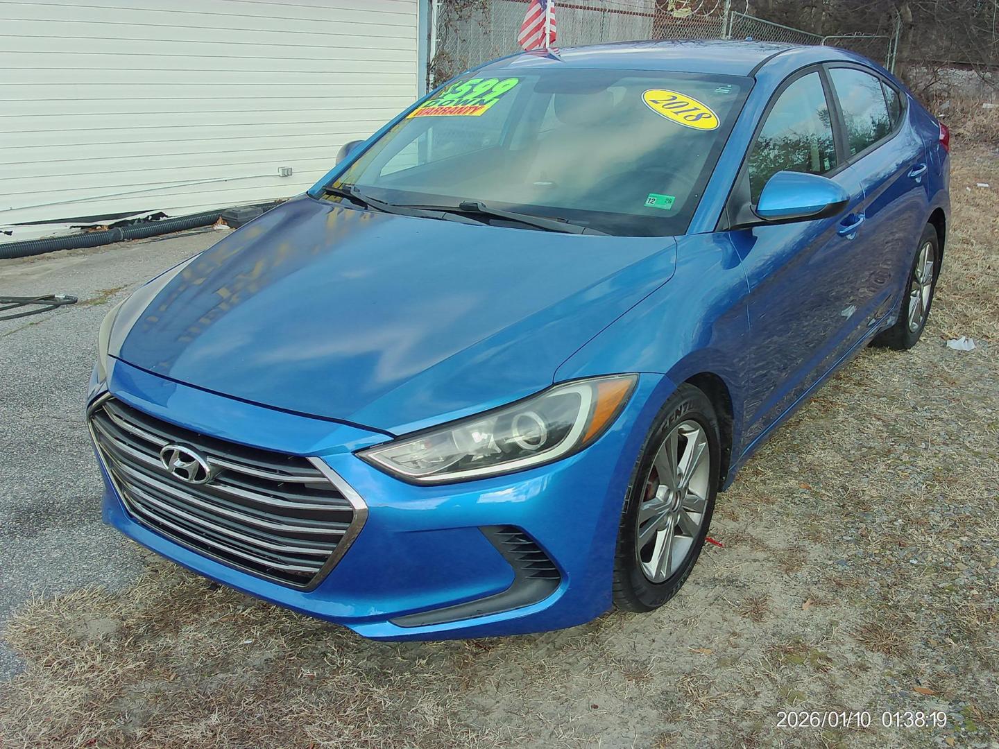 2018 Hyundai Elantra Limited (5NPD84LF0JH) with an 1.8L L4 DOHC 16V engine, 6A transmission, located at 2553 Airline Blvd, Portsmouth, VA, 23701, (757) 488-8331, 36.813889, -76.357597 - Photo#1