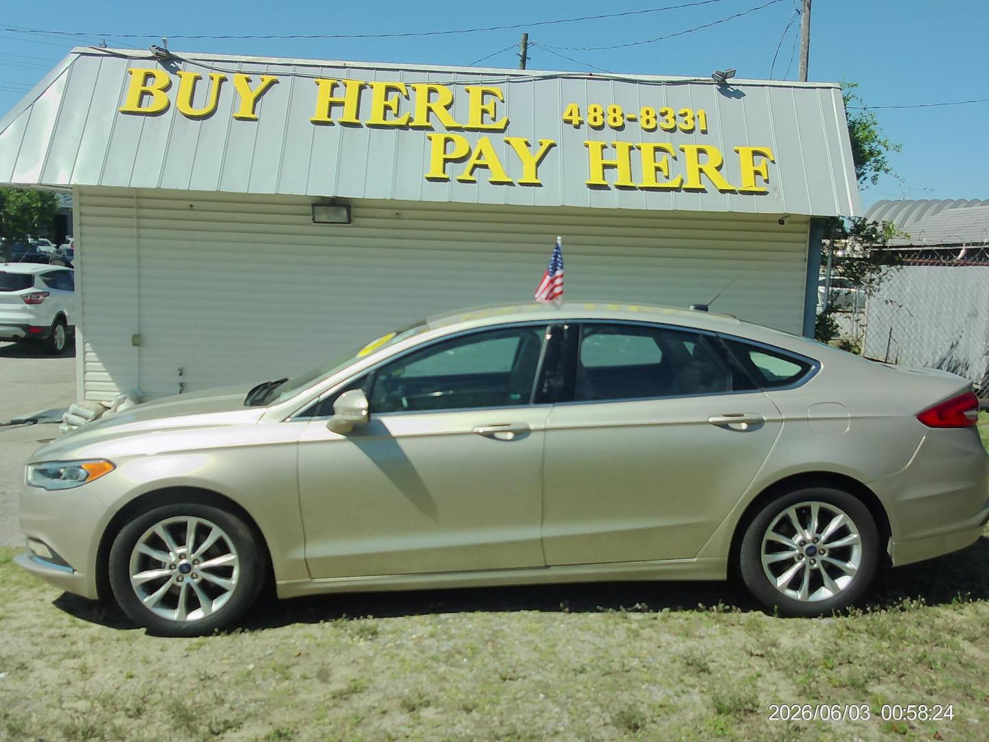 2017 Tan Ford Fusion SE (3FA6P0HD5HR) with an 1.5L L4 DOHC 16V engine, 6A transmission, located at 2553 Airline Blvd, Portsmouth, VA, 23701, (757) 488-8331, 36.813889, -76.357597 - ***VEHICLE TERMS*** Down Payment: $799 Weekly Payment: $105 APR: 23.9% Repayment Terms: 42 Months *** CALL ELIZABETH SMITH - DIRECTOR OF MARKETING @ 757-488-8331 TO SCHEDULE YOUR APPOINTMENT TODAY AND GET PRE-APPROVED RIGHT OVER THE PHONE*** - Photo#0