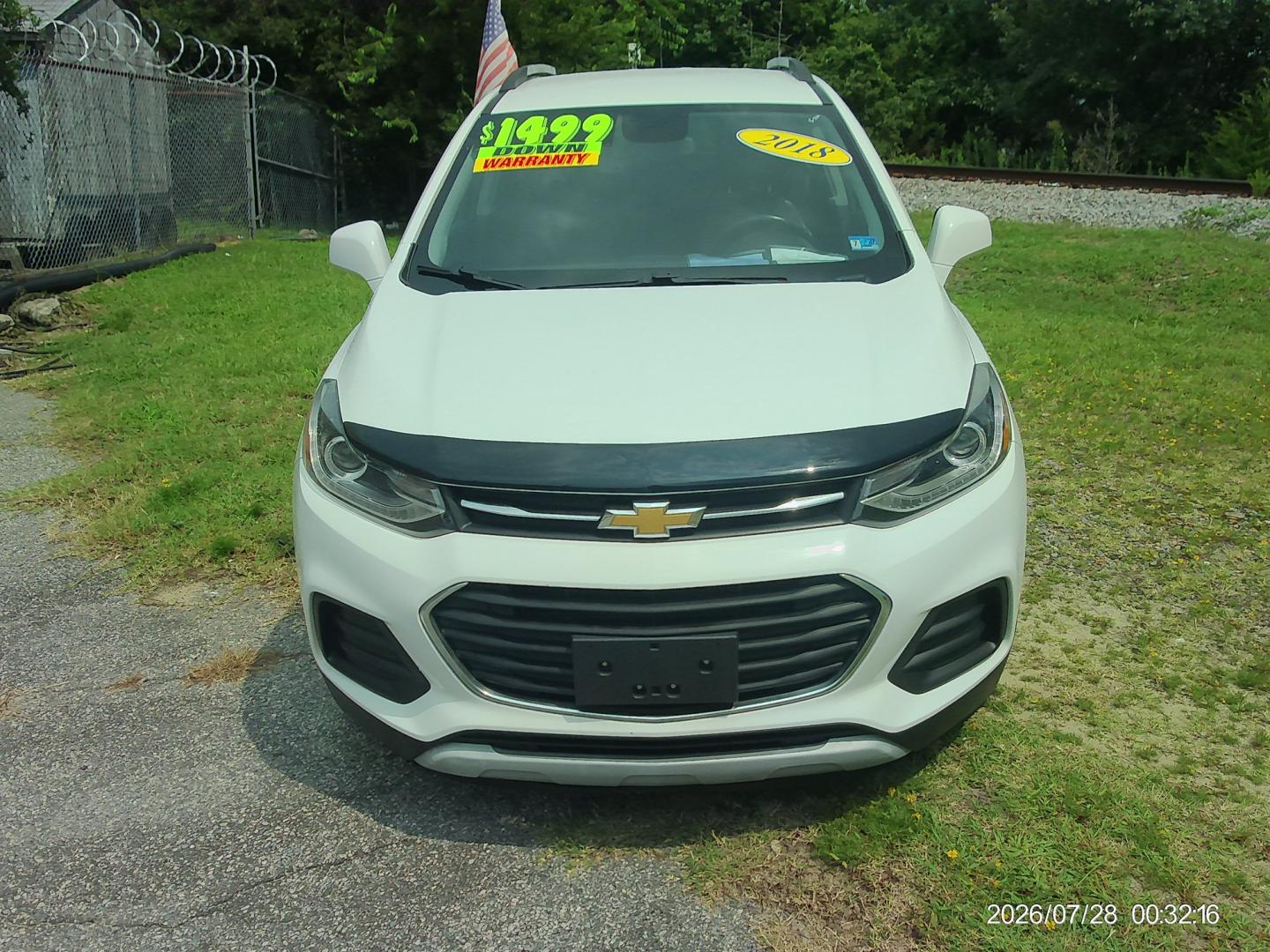 2018 White Chevrolet Trax LT FWD (KL7CJLSB0JB) with an 1.4L L4 DOHC 16V engine, 6A transmission, located at 2553 Airline Blvd, Portsmouth, VA, 23701, (757) 488-8331, 36.813889, -76.357597 - ***VEHICLE TERMS*** Down Payment: $1499 Weekly Payment: $125 APR: 23.9% Repayment Terms: 42 Months *** CALL ELIZABETH SMITH - DIRECTOR OF MARKETING @ 757-488-8331 TO SCHEDULE YOUR APPOINTMENT TODAY AND GET PRE-APPROVED RIGHT OVER THE PHONE***- Photo#2