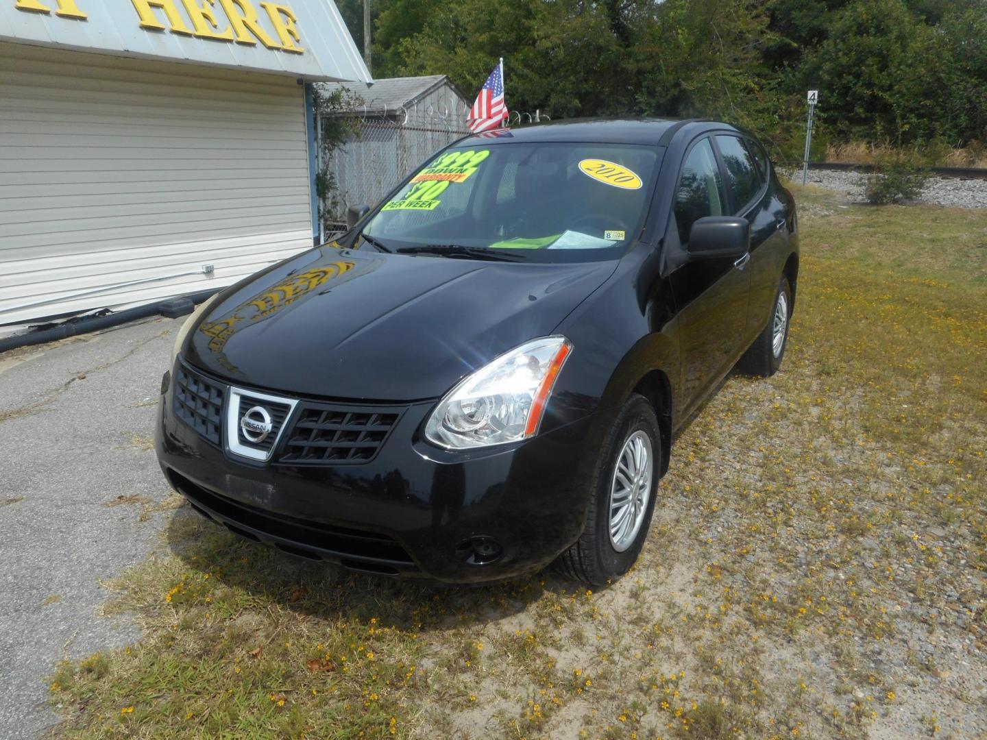 2010 Black Nissan Rogue S 2WD (JN8AS5MTXAW) with an 2.5L L4 DOHC 16V engine, CVT transmission, located at 2553 Airline Blvd, Portsmouth, VA, 23701, (757) 488-8331, 36.813889, -76.357597 - ***VEHICLE TERMS*** Down Payment: $999 Weekly Payment: $100 APR: 23.9% Repayment Terms: 42 Months ***CALL ELIZABETH SMITH - DIRECTOR OF MARKETING @ 757-488-8331 TO SCHEDULE YOUR APPOINTMENT TODAY AND GET PRE-APPROVED RIGHT OVER THE PHONE*** - Photo#0