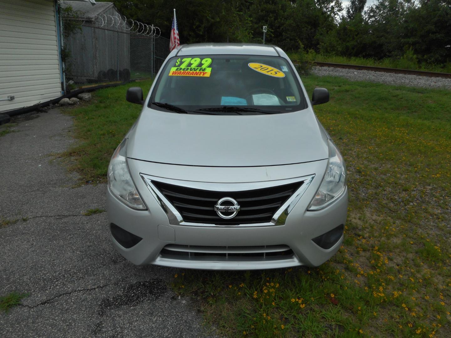 2015 Black Nissan Versa (3N1CN7AP1FL) , located at 2553 Airline Blvd, Portsmouth, VA, 23701, (757) 488-8331, 36.813889, -76.357597 - Photo#2