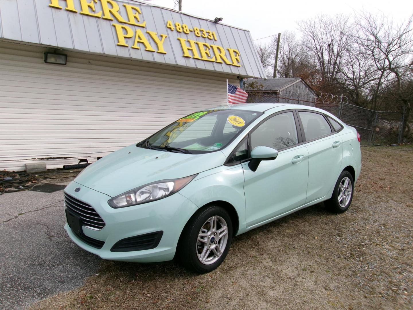 2018 Green Ford Fiesta SE Sedan (3FADP4BJ6JM) with an 1.6L L4 DOHC 16V engine, located at 2553 Airline Blvd, Portsmouth, VA, 23701, (757) 488-8331, 36.813889, -76.357597 - ***VEHICLE TERMS*** Down Payment: $799 Weekly Payment: $110 APR: 23.9% Repayment Terms: 42 Months *** CALL ELIZABETH SMITH - DIRECTOR OF MARKETING @ 757-488-8331 TO SCHEDULE YOUR APPOINTMENT TODAY AND GET PRE-APPROVED RIGHT OVER THE PHONE*** - Photo#2