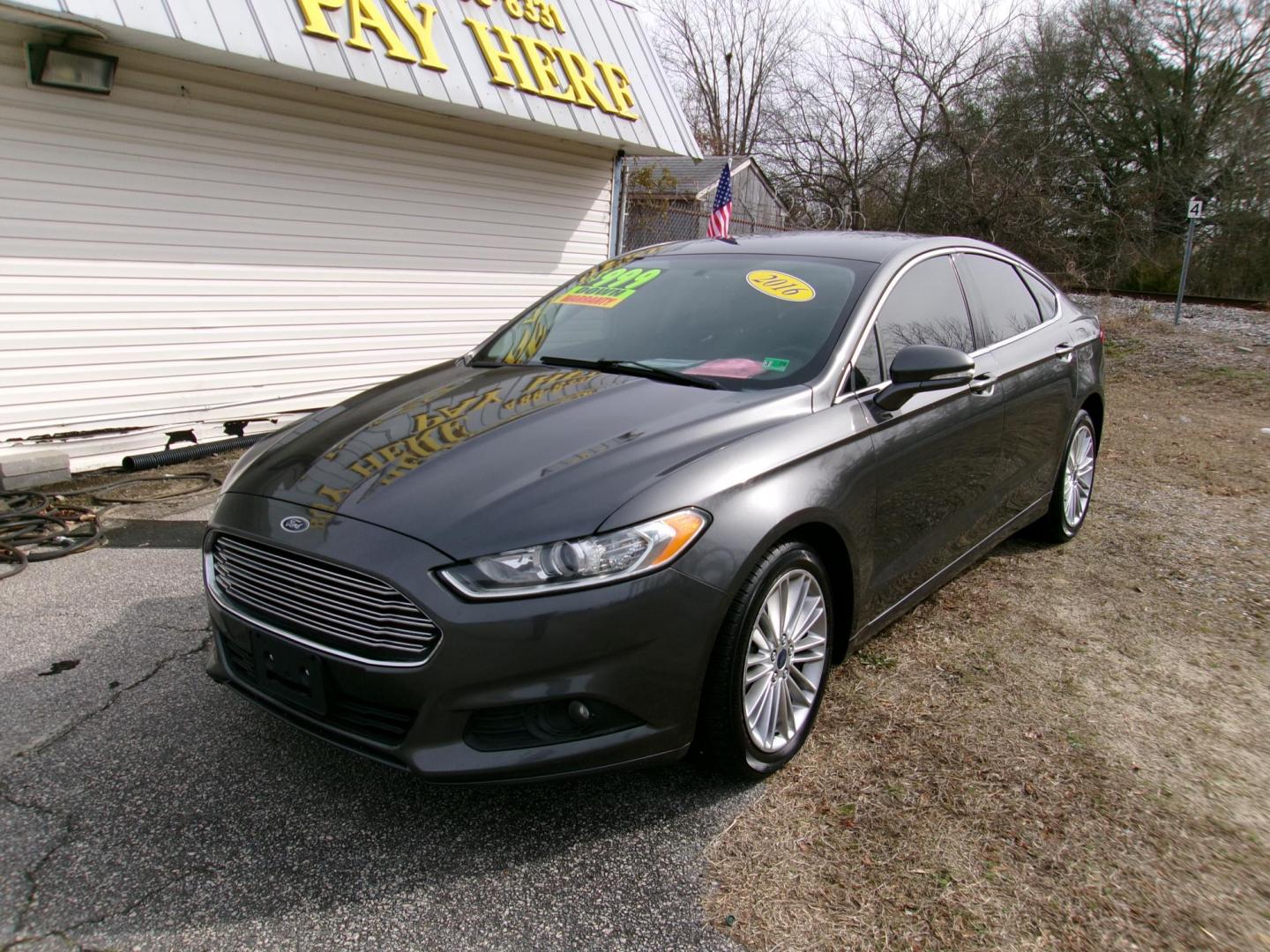 2016 Gray Ford Fusion SE AWD (3FA6P0T97GR) with an 2.0L L4 DOHC 16V engine, 6A transmission, located at 2553 Airline Blvd, Portsmouth, VA, 23701, (757) 488-8331, 36.813889, -76.357597 - ***VEHICLE TERMS*** Down Payment: $899 Weekly Payment: $110 APR: 23.9% Repayment Terms: 42 Months *** CALL ELIZABETH SMITH - DIRECTOR OF MARKETING @ 757-488-8331 TO SCHEDULE YOUR APPOINTMENT TODAY AND GET PRE-APPROVED RIGHT OVER THE PHONE*** - Photo#1