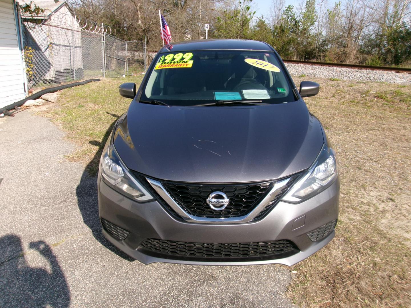 2017 Gray Nissan Sentra S 6MT (3N1AB7AP3HL) with an 1.8L L4 SFI DOHC 16V engine, 6M transmission, located at 2553 Airline Blvd, Portsmouth, VA, 23701, (757) 488-8331, 36.813889, -76.357597 - Photo#2