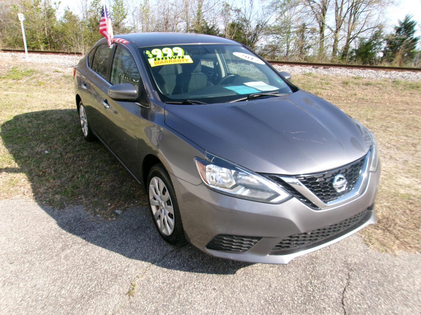 2017 Gray Nissan Sentra S 6MT (3N1AB7AP3HL) with an 1.8L L4 SFI DOHC 16V engine, 6M transmission, located at 2553 Airline Blvd, Portsmouth, VA, 23701, (757) 488-8331, 36.813889, -76.357597 - Photo#3