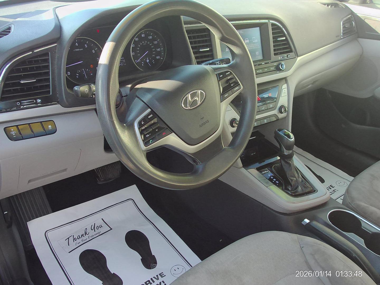 2017 Blue Hyundai Elantra Limited (5NPD84LF4HH) with an 1.8L L4 DOHC 16V engine, 6A transmission, located at 2553 Airline Blvd, Portsmouth, VA, 23701, (757) 488-8331, 36.813889, -76.357597 - Photo#9