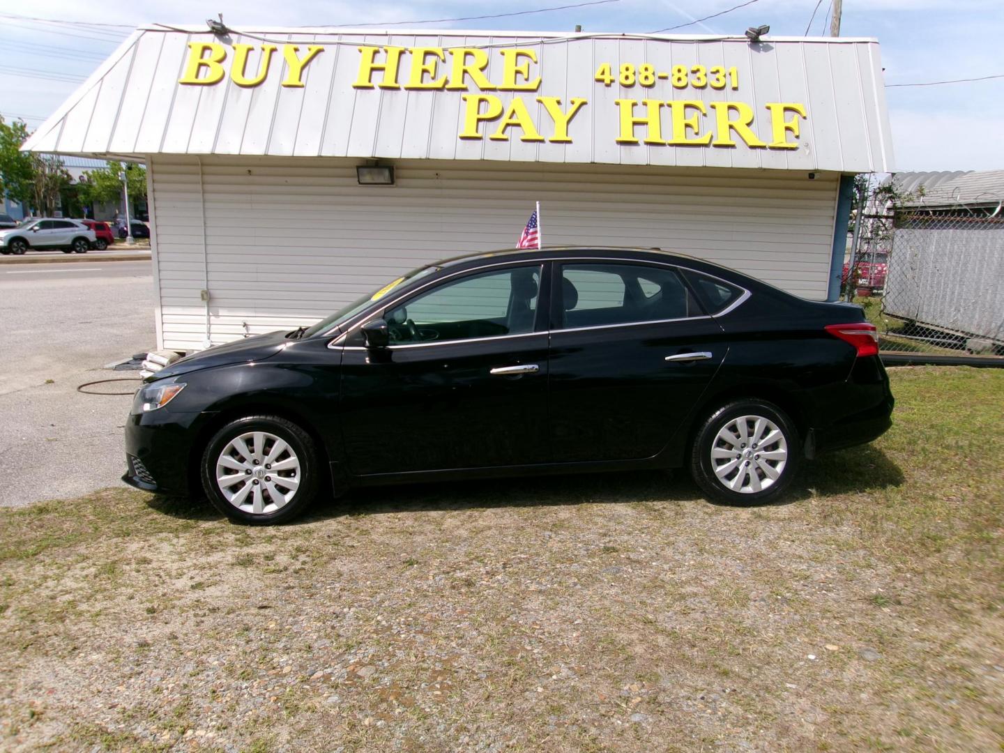 2017 Black Nissan Sentra S 6MT (3N1AB7AP2HY) with an 1.8L L4 SFI DOHC 16V engine, 6M transmission, located at 2553 Airline Blvd, Portsmouth, VA, 23701, (757) 488-8331, 36.813889, -76.357597 - Photo#0
