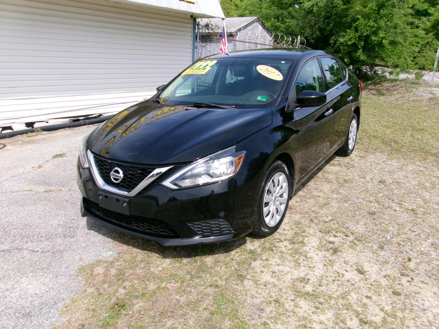 2017 Black Nissan Sentra S 6MT (3N1AB7AP2HY) with an 1.8L L4 SFI DOHC 16V engine, 6M transmission, located at 2553 Airline Blvd, Portsmouth, VA, 23701, (757) 488-8331, 36.813889, -76.357597 - Photo#2