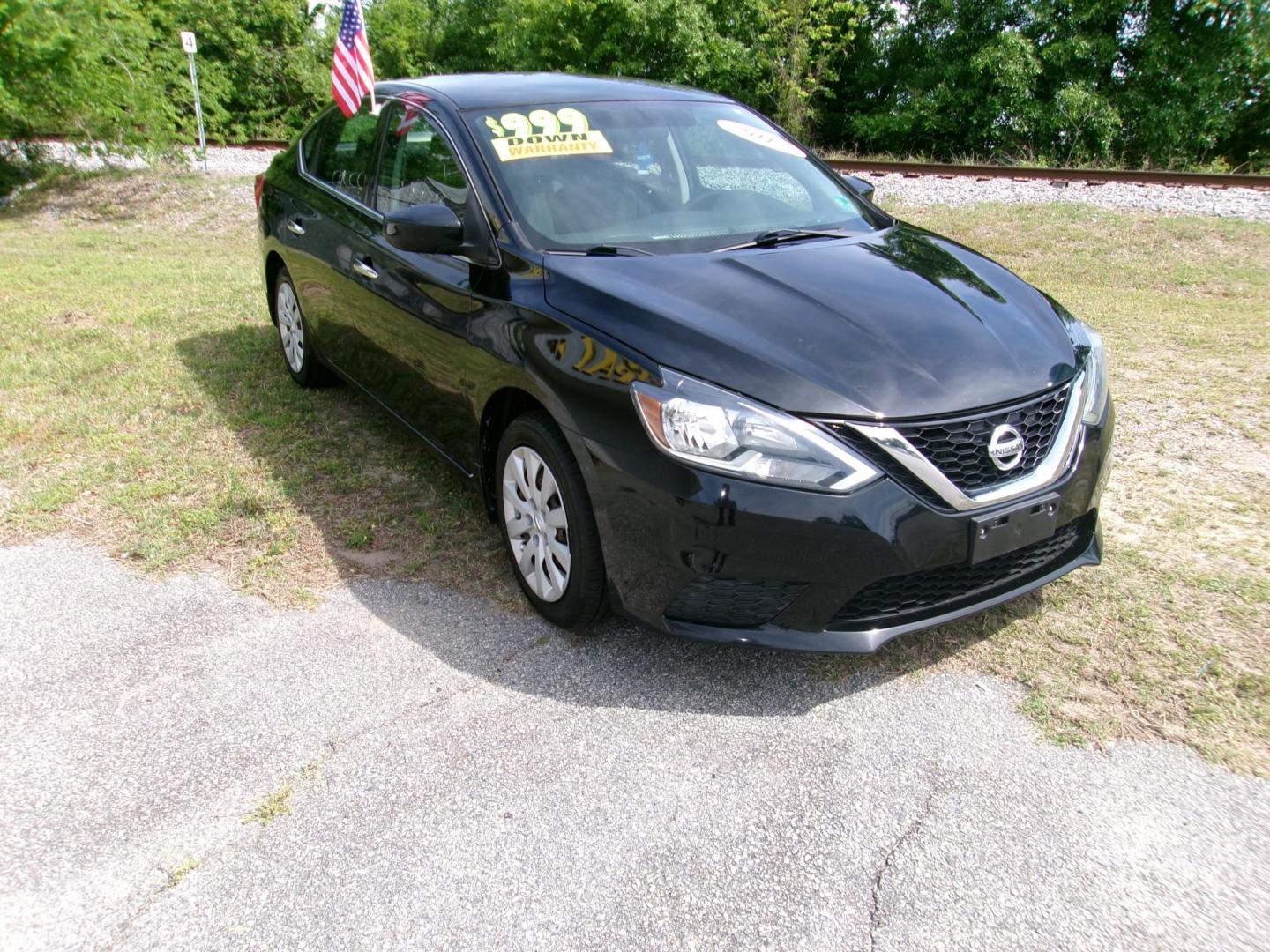 2017 Black Nissan Sentra S 6MT (3N1AB7AP2HY) with an 1.8L L4 SFI DOHC 16V engine, 6M transmission, located at 2553 Airline Blvd, Portsmouth, VA, 23701, (757) 488-8331, 36.813889, -76.357597 - Photo#3