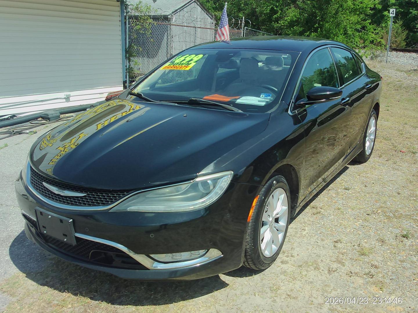 2015 Black Chrysler 200 C (1C3CCCCG5FN) with an 3.6L V6 DOHC 24V FFV engine, 9-Speed Automatic transmission, located at 2553 Airline Blvd, Portsmouth, VA, 23701, (757) 488-8331, 36.813889, -76.357597 - ***VEHICLE TERMS*** Down Payment: $699 Weekly Payment: $110 APR: 23.9% Repayment Terms: 42 Months *** CALL ELIZABETH SMITH - DIRECTOR OF MARKETING @ 757-488-8331 TO SCHEDULE YOUR APPOINTMENT TODAY AND GET PRE-APPROVED RIGHT OVER THE PHONE*** - Photo#1