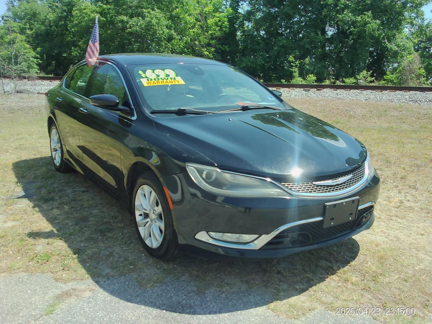 2015 Black Chrysler 200 C (1C3CCCCG5FN) with an 3.6L V6 DOHC 24V FFV engine, 9-Speed Automatic transmission, located at 2553 Airline Blvd, Portsmouth, VA, 23701, (757) 488-8331, 36.813889, -76.357597 - ***VEHICLE TERMS*** Down Payment: $699 Weekly Payment: $110 APR: 23.9% Repayment Terms: 42 Months *** CALL ELIZABETH SMITH - DIRECTOR OF MARKETING @ 757-488-8331 TO SCHEDULE YOUR APPOINTMENT TODAY AND GET PRE-APPROVED RIGHT OVER THE PHONE*** - Photo#3