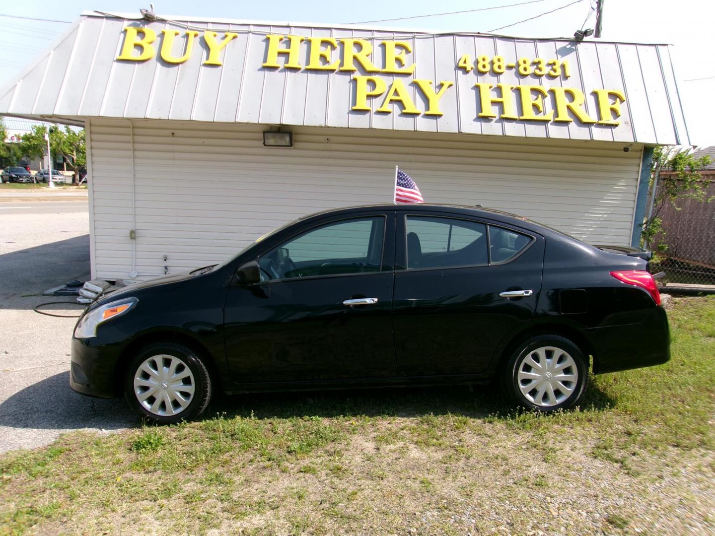 2019 Black Nissan Versa 1.6 SV Sedan (3N1CN7AP5KL) with an 1.6L L4 DOHC 16V engine, CVT transmission, located at 2553 Airline Blvd, Portsmouth, VA, 23701, (757) 488-8331, 36.813889, -76.357597 - ***VEHICLE TERMS*** Down Payment: $999 Weekly Payment: $115 APR: 23.9% Repayment Terms: 42 Months *** CALL ELIZABETH SMITH - DIRECTOR OF MARKETING @ 757-488-8331 TO SCHEDULE YOUR APPOINTMENT TODAY AND GET PRE-APPROVED RIGHT OVER THE PHONE*** - Photo#0