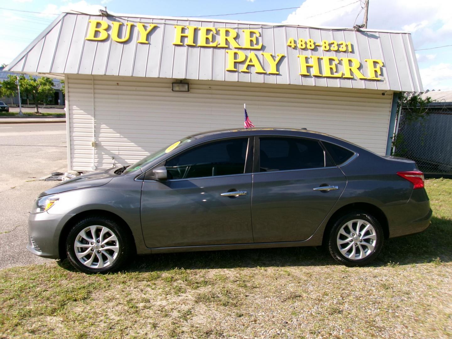 2018 Black Nissan Sentra S CVT (3N1AB7AP2JY) with an 1.8L L4 SFI DOHC 16V engine, CVT transmission, located at 2553 Airline Blvd, Portsmouth, VA, 23701, (757) 488-8331, 36.813889, -76.357597 - Photo#0