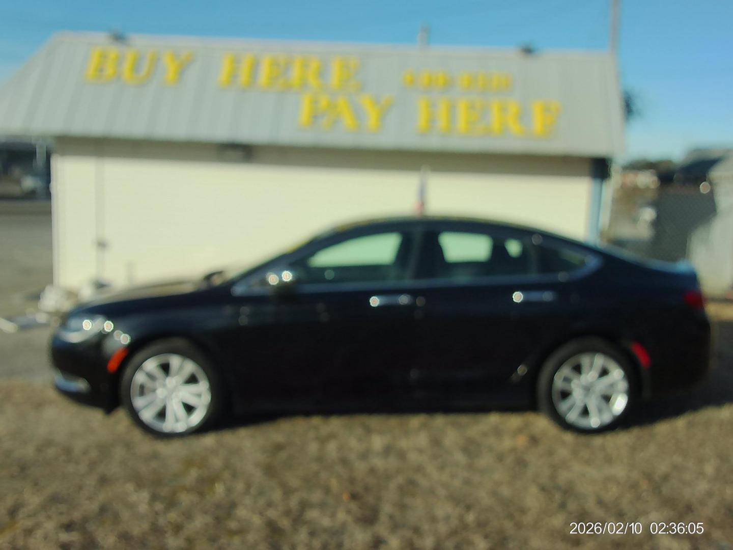 2015 Black Chrysler 200 Limited (1C3CCCAB3FN) with an 2.4L L4 DOHC 16V engine, 9-Speed Automatic transmission, located at 2553 Airline Blvd, Portsmouth, VA, 23701, (757) 488-8331, 36.813889, -76.357597 - ***VEHICLE TERMS*** Down Payment: $599 Weekly Payment: $110 APR: 23.9% Repayment Terms: 42 Months *** CALL ELIZABETH SMITH - DIRECTOR OF MARKETING @ 757-488-8331 TO SCHEDULE YOUR APPOINTMENT TODAY AND GET PRE-APPROVED RIGHT OVER THE PHONE*** - Photo#0