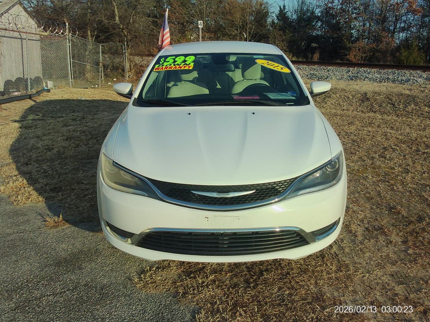 2015 White Chrysler 200 Limited (1C3CCCAB6FN) with an 2.4L L4 DOHC 16V engine, 9-Speed Automatic transmission, located at 2553 Airline Blvd, Portsmouth, VA, 23701, (757) 488-8331, 36.813889, -76.357597 - ***VEHICLE TERMS*** Down Payment: $599 Weekly Payment: $100 APR: 23.9% Repayment Terms: 42 Months *** CALL ELIZABETH SMITH - DIRECTOR OF MARKETING @ 757-488-8331 TO SCHEDULE YOUR APPOINTMENT TODAY AND GET PRE-APPROVED RIGHT OVER THE PHONE*** - Photo#2