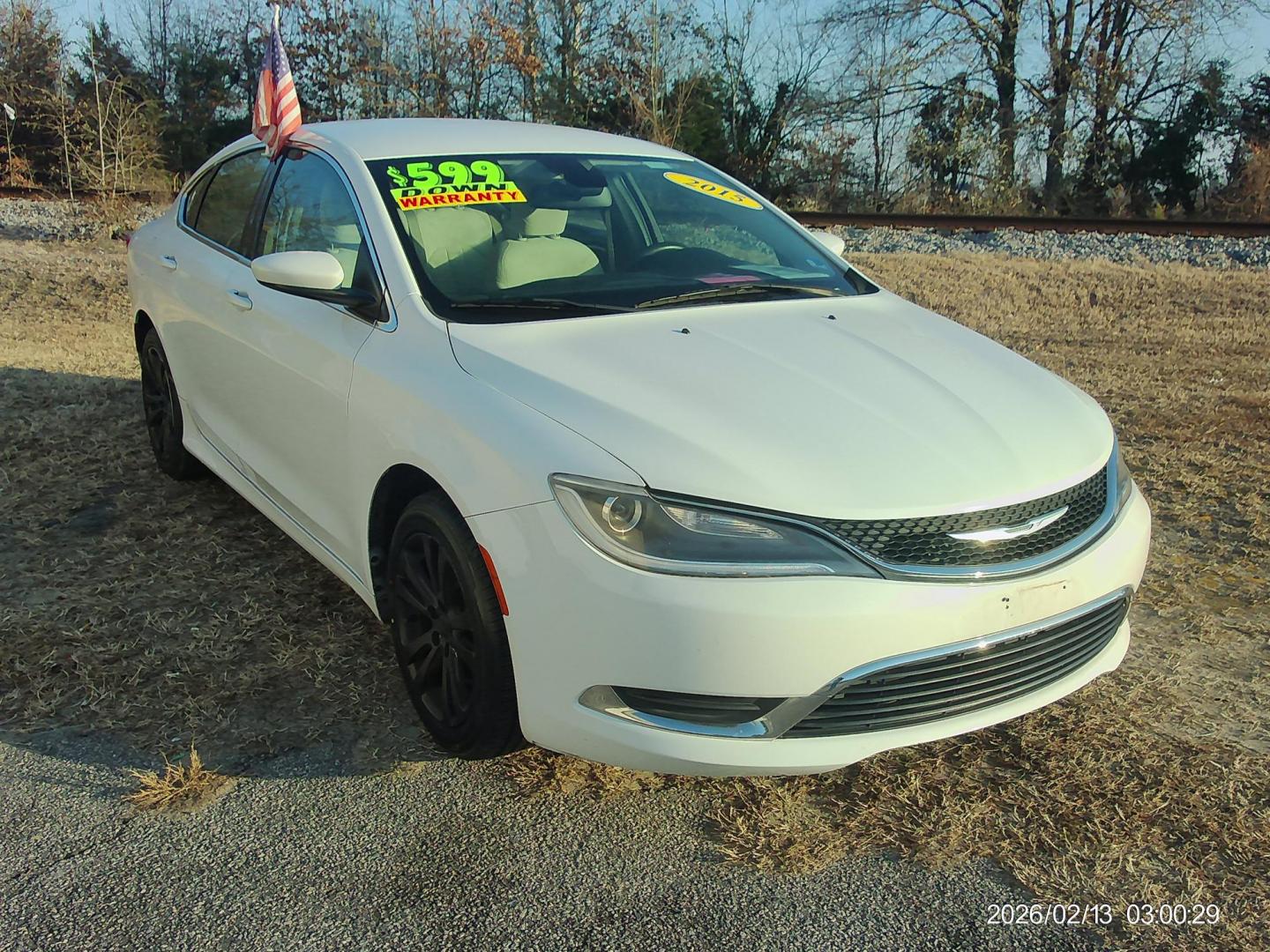 2015 White Chrysler 200 Limited (1C3CCCAB6FN) with an 2.4L L4 DOHC 16V engine, 9-Speed Automatic transmission, located at 2553 Airline Blvd, Portsmouth, VA, 23701, (757) 488-8331, 36.813889, -76.357597 - ***VEHICLE TERMS*** Down Payment: $599 Weekly Payment: $100 APR: 23.9% Repayment Terms: 42 Months *** CALL ELIZABETH SMITH - DIRECTOR OF MARKETING @ 757-488-8331 TO SCHEDULE YOUR APPOINTMENT TODAY AND GET PRE-APPROVED RIGHT OVER THE PHONE*** - Photo#3