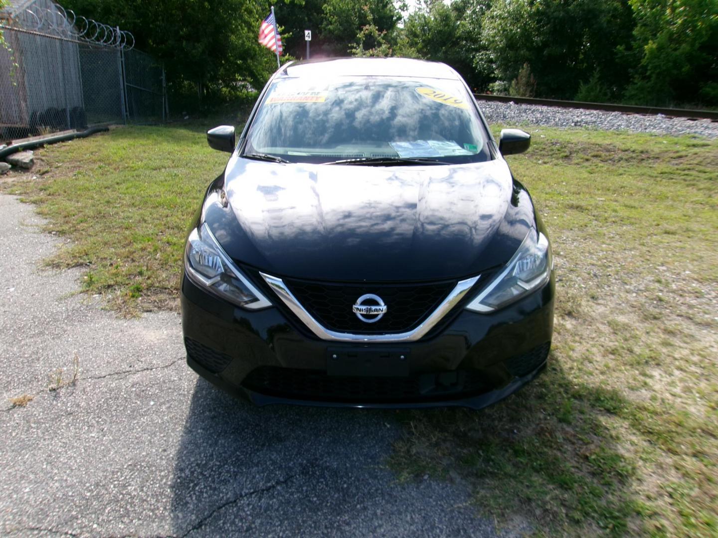 2019 Black Nissan Sentra S CVT (3N1AB7AP3KY) with an 1.8L L4 SFI DOHC 16V engine, CVT transmission, located at 2553 Airline Blvd, Portsmouth, VA, 23701, (757) 488-8331, 36.813889, -76.357597 - Photo#2