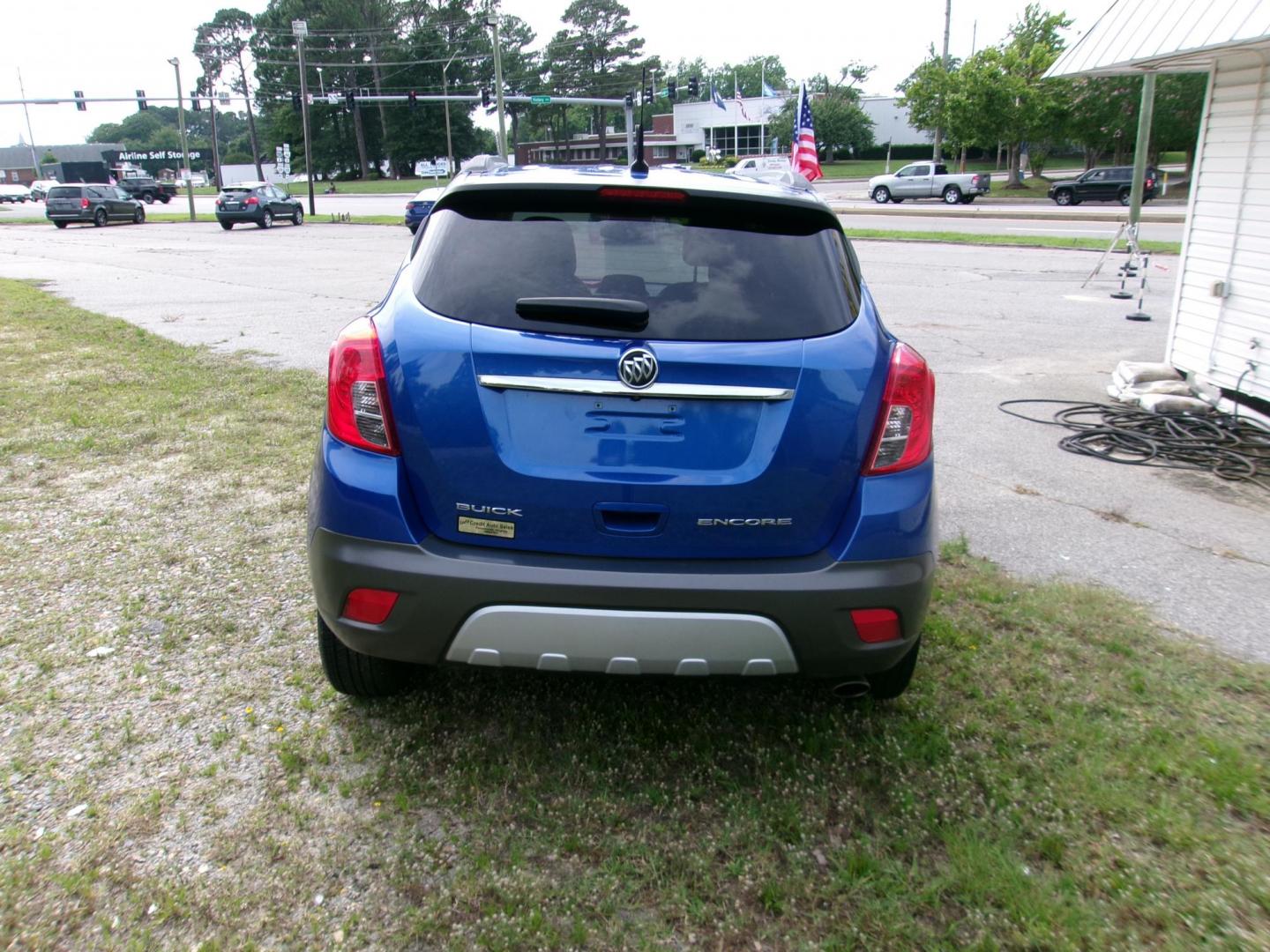 2014 Blue Buick Encore Base FWD (KL4CJASBXEB) with an 1.4L L4 DOHC 16V TURBO engine, 6-Speed Automatic transmission, located at 2553 Airline Blvd, Portsmouth, VA, 23701, (757) 488-8331, 36.813889, -76.357597 - Photo#6