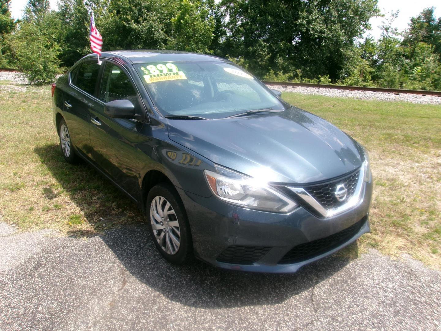 2017 Blue Nissan Sentra S 6MT (3N1AB7AP5HY) with an 1.8L L4 SFI DOHC 16V engine, 6M transmission, located at 2553 Airline Blvd, Portsmouth, VA, 23701, (757) 488-8331, 36.813889, -76.357597 - Photo#3