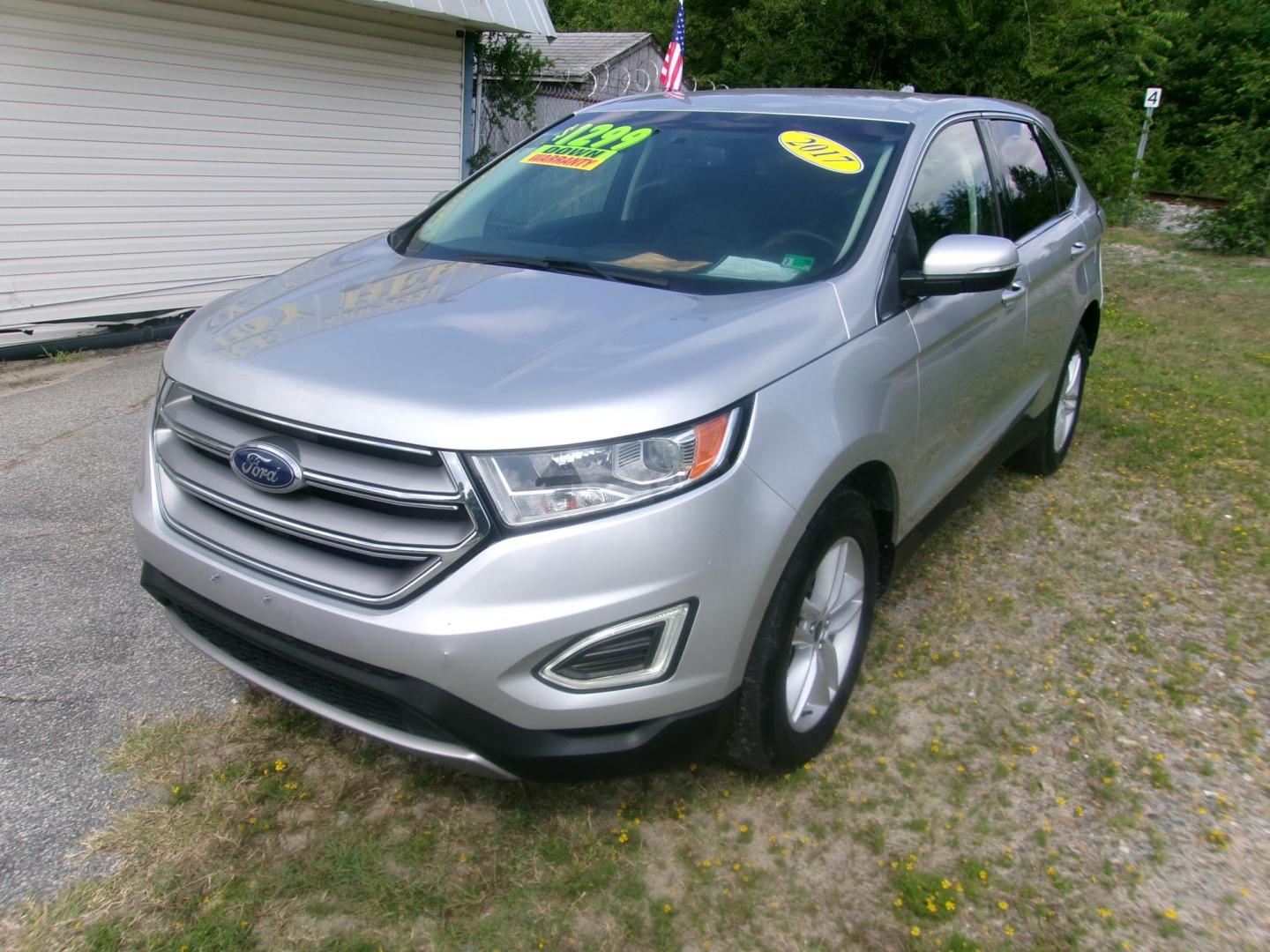2017 Silver Ford Edge SEL FWD (2FMPK3J92HB) with an 2.0L L4 DOHC 16V engine, 6A transmission, located at 2553 Airline Blvd, Portsmouth, VA, 23701, (757) 488-8331, 36.813889, -76.357597 - Photo#1