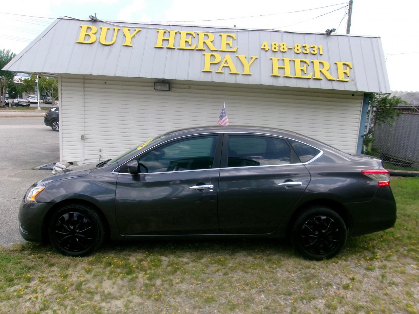 2014 Gray Nissan Sentra S 6MT (3N1AB7AP2EY) with an 1.8L L4 SFI DOHC 16V engine, 6-Speed Manual transmission, located at 2553 Airline Blvd, Portsmouth, VA, 23701, (757) 488-8331, 36.813889, -76.357597 - Photo#0