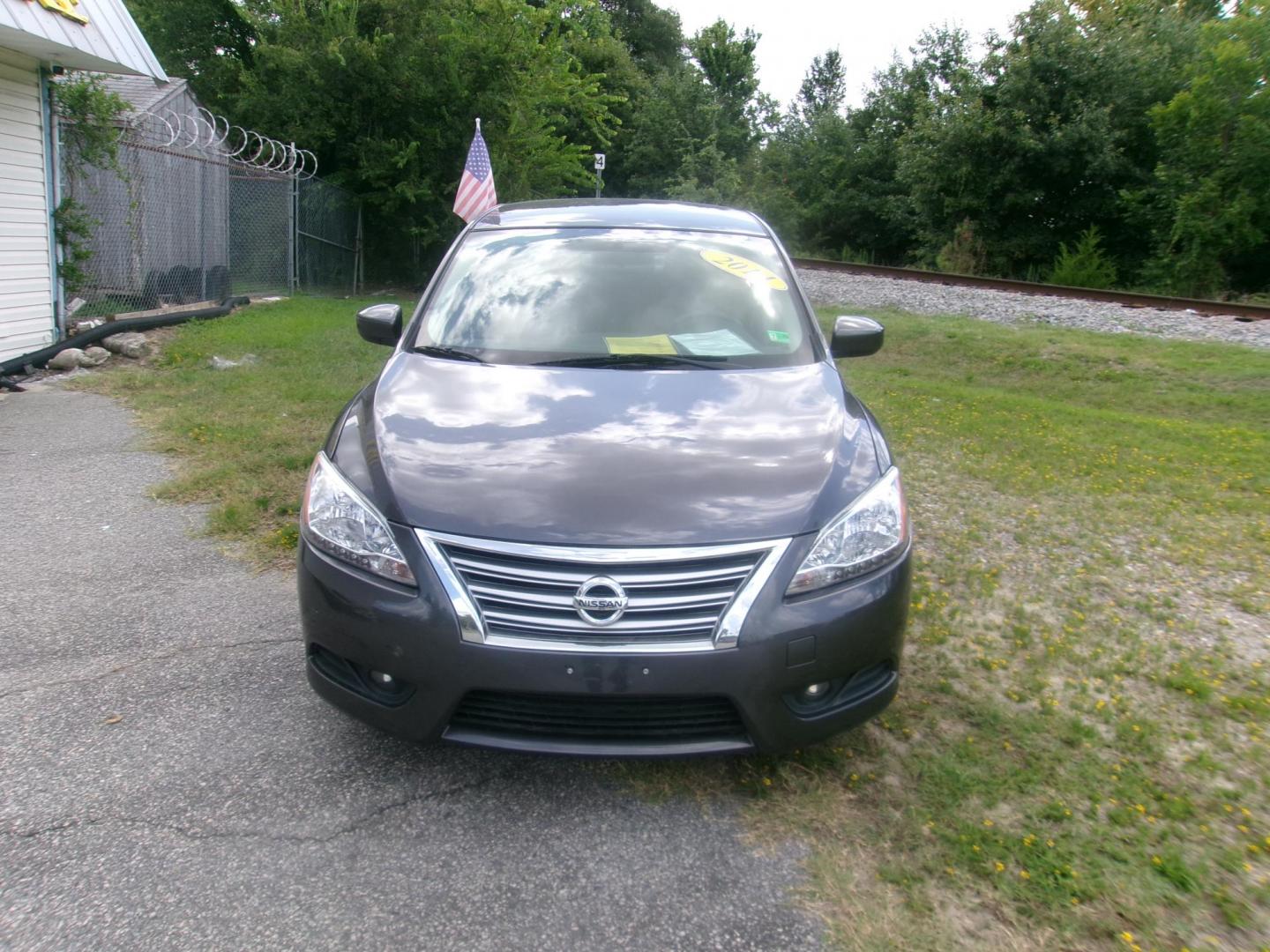 2014 Gray Nissan Sentra S 6MT (3N1AB7AP2EY) with an 1.8L L4 SFI DOHC 16V engine, 6-Speed Manual transmission, located at 2553 Airline Blvd, Portsmouth, VA, 23701, (757) 488-8331, 36.813889, -76.357597 - Photo#2