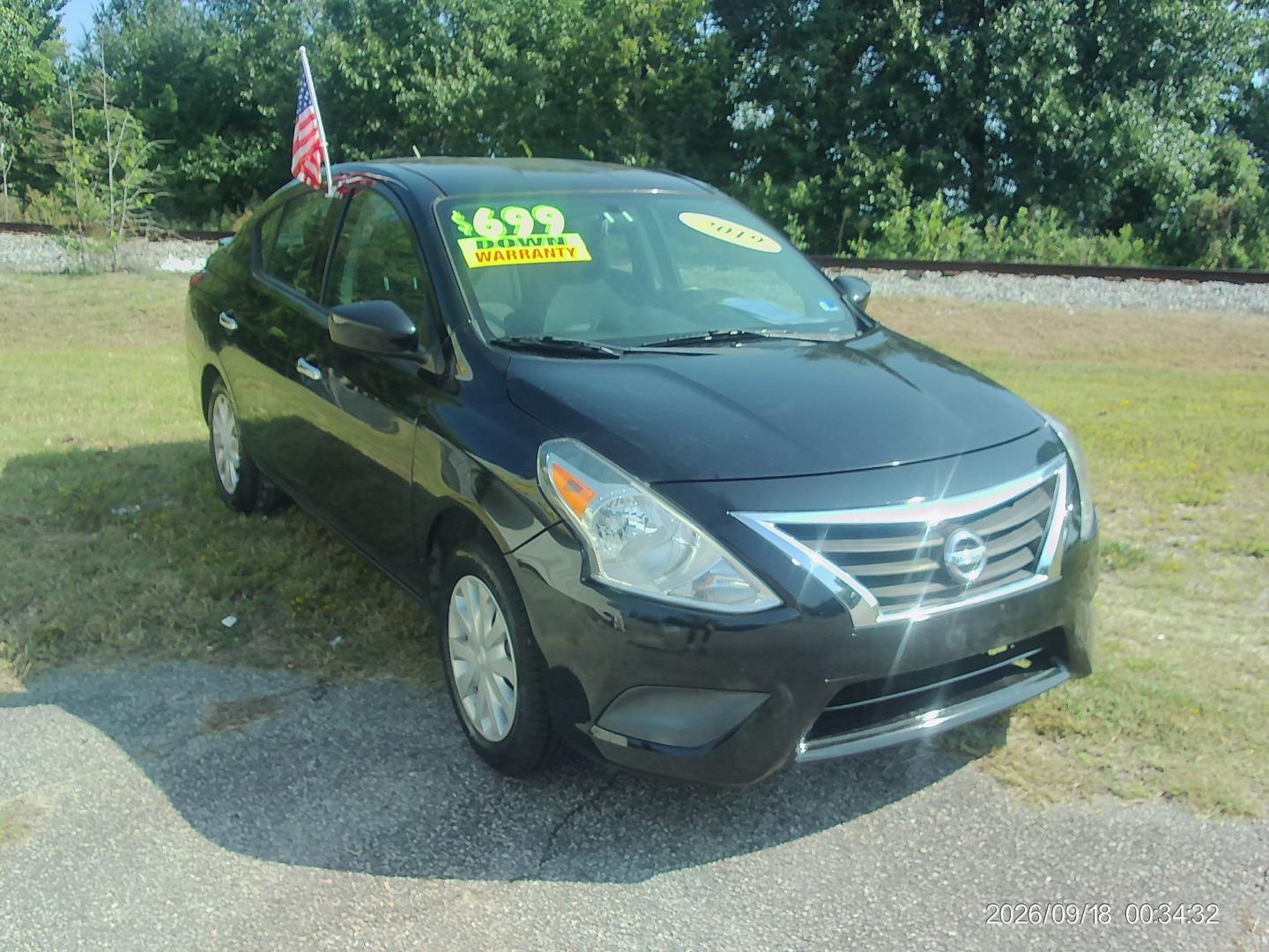 2019 Black Nissan Versa 1.6 SV Sedan (3N1CN7AP2KL) with an 1.6L L4 DOHC 16V engine, CVT transmission, located at 2553 Airline Blvd, Portsmouth, VA, 23701, (757) 488-8331, 36.813889, -76.357597 - ***VEHICLE TERMS*** Down Payment: $699 Weekly Payment: $110 APR: 23.9% Repayment Terms: 42 Months *** CALL ELIZABETH SMITH - DIRECTOR OF MARKETING @ 757-488-8331 TO SCHEDULE YOUR APPOINTMENT TODAY AND GET PRE-APPROVED RIGHT OVER THE PHONE***- Photo#3