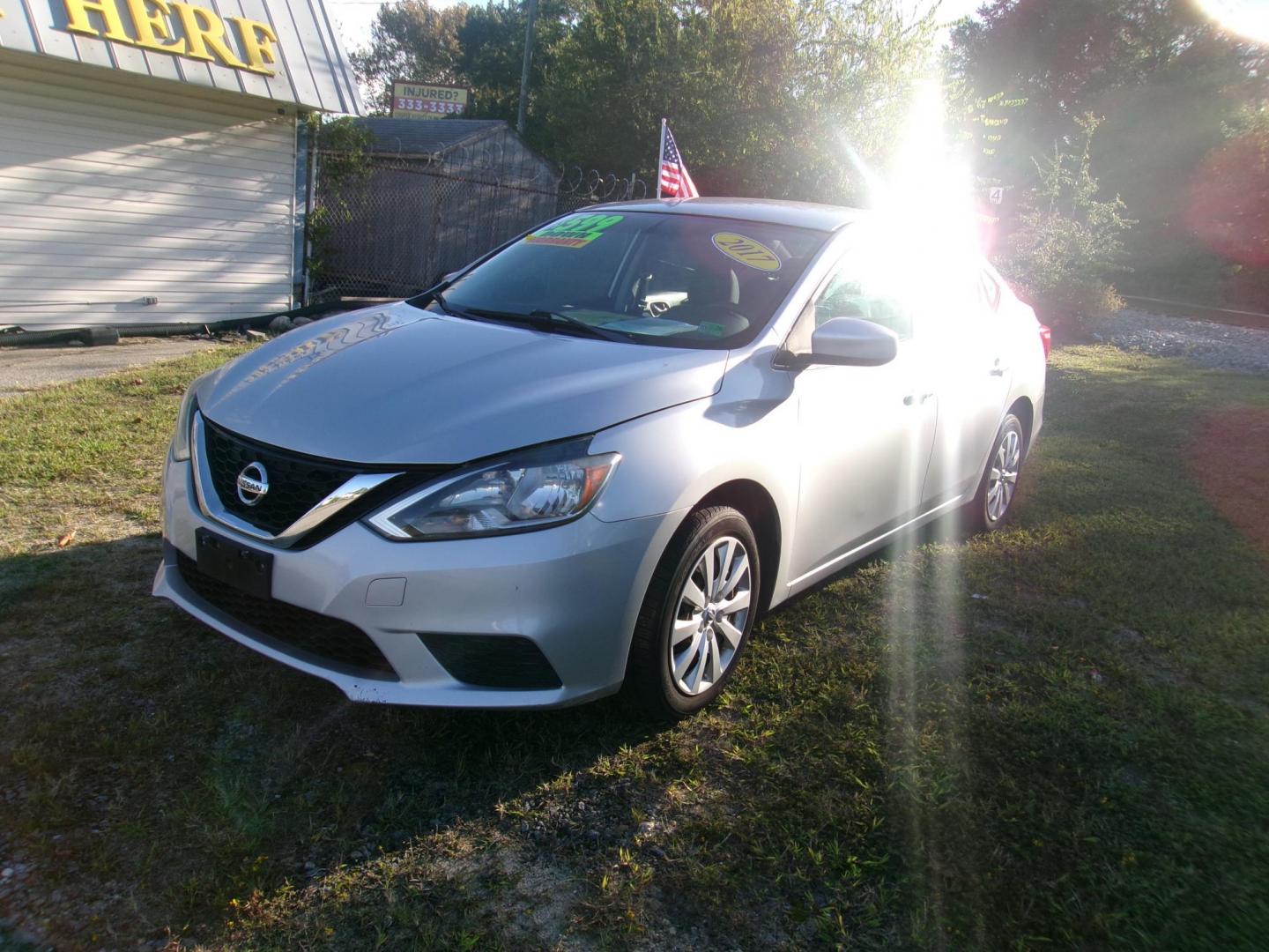 2017 Silver Nissan Sentra S 6MT (3N1AB7APXHL) with an 1.8L L4 SFI DOHC 16V engine, 6M transmission, located at 2553 Airline Blvd, Portsmouth, VA, 23701, (757) 488-8331, 36.813889, -76.357597 - Photo#1