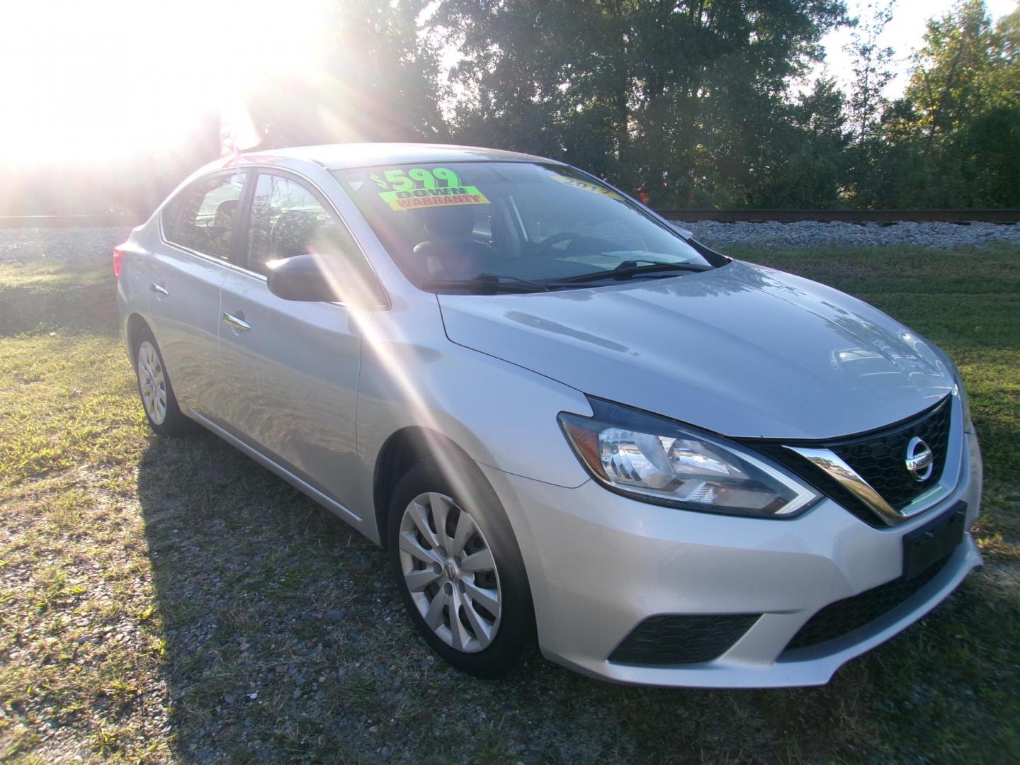 2017 Silver Nissan Sentra S 6MT (3N1AB7APXHL) with an 1.8L L4 SFI DOHC 16V engine, 6M transmission, located at 2553 Airline Blvd, Portsmouth, VA, 23701, (757) 488-8331, 36.813889, -76.357597 - Photo#3