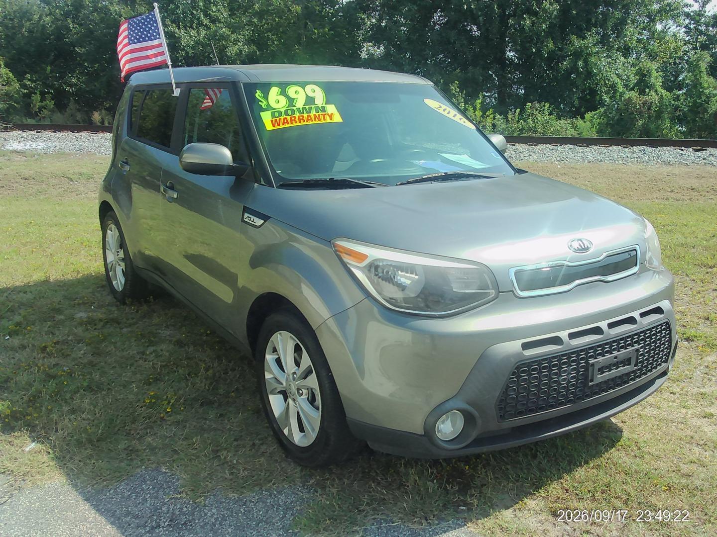 2016 Gray Kia Soul + (KNDJP3A54G7) with an 2.0L L4 DOHC 16V engine, 6A transmission, located at 2553 Airline Blvd, Portsmouth, VA, 23701, (757) 488-8331, 36.813889, -76.357597 - ***VEHICLE TERMS*** Down Payment: $699 Weekly Payment: $110 APR: 23.9% Repayment Terms: 42 Months *** CALL ELIZABETH SMITH - DIRECTOR OF MARKETING @ 757-488-8331 TO SCHEDULE YOUR APPOINTMENT TODAY AND GET PRE-APPROVED RIGHT OVER THE PHONE***- Photo#3