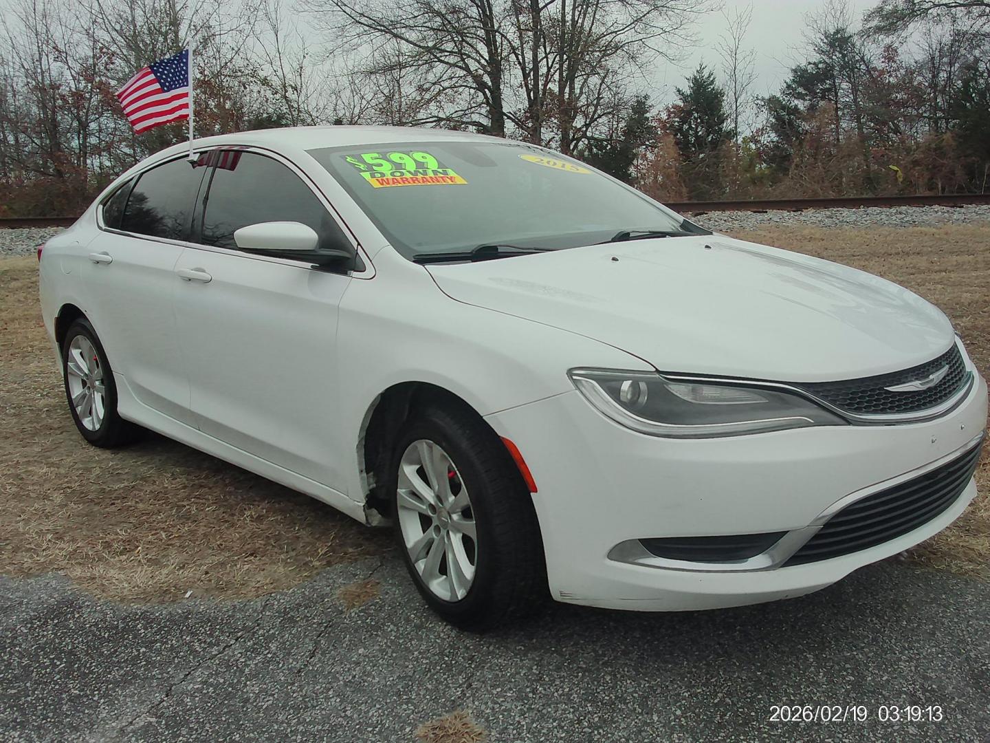 2015 White Chrysler 200 Limited (1C3CCCAB2FN) with an 2.4L L4 DOHC 16V engine, 9-Speed Automatic transmission, located at 2553 Airline Blvd, Portsmouth, VA, 23701, (757) 488-8331, 36.813889, -76.357597 - ***VEHICLE TERMS*** Down Payment: $599 Weekly Payment: $100 APR: 23.9% Repayment Terms: 42 Months *** CALL ELIZABETH SMITH - DIRECTOR OF MARKETING @ 757-488-8331 TO SCHEDULE YOUR APPOINTMENT TODAY AND GET PRE-APPROVED RIGHT OVER THE PHONE*** - Photo#3