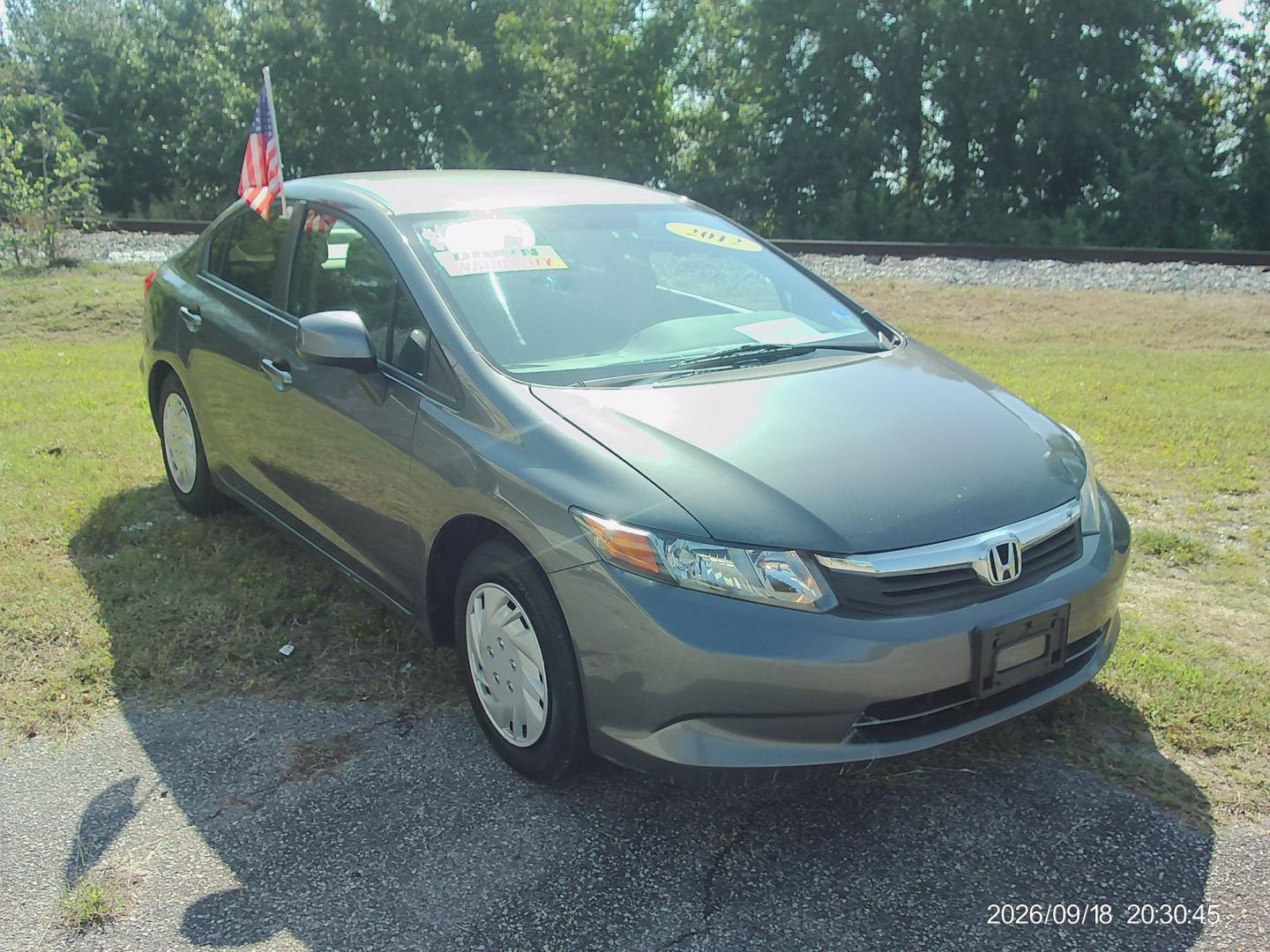 2012 Gray Honda Civic LX Sedan 5-Speed AT (19XFB2F59CE) with an 1.8L L4 SOHC 16V engine, 5-Speed Automatic transmission, located at 2553 Airline Blvd, Portsmouth, VA, 23701, (757) 488-8331, 36.813889, -76.357597 - ***VEHICLE TERMS*** Down Payment: $699 Weekly Payment: $110 APR: 23.9% Repayment Terms: 42 Months *** CALL ELIZABETH SMITH - DIRECTOR OF MARKETING @ 757-488-8331 TO SCHEDULE YOUR APPOINTMENT TODAY AND GET PRE-APPROVED RIGHT OVER THE PHONE***- Photo#3