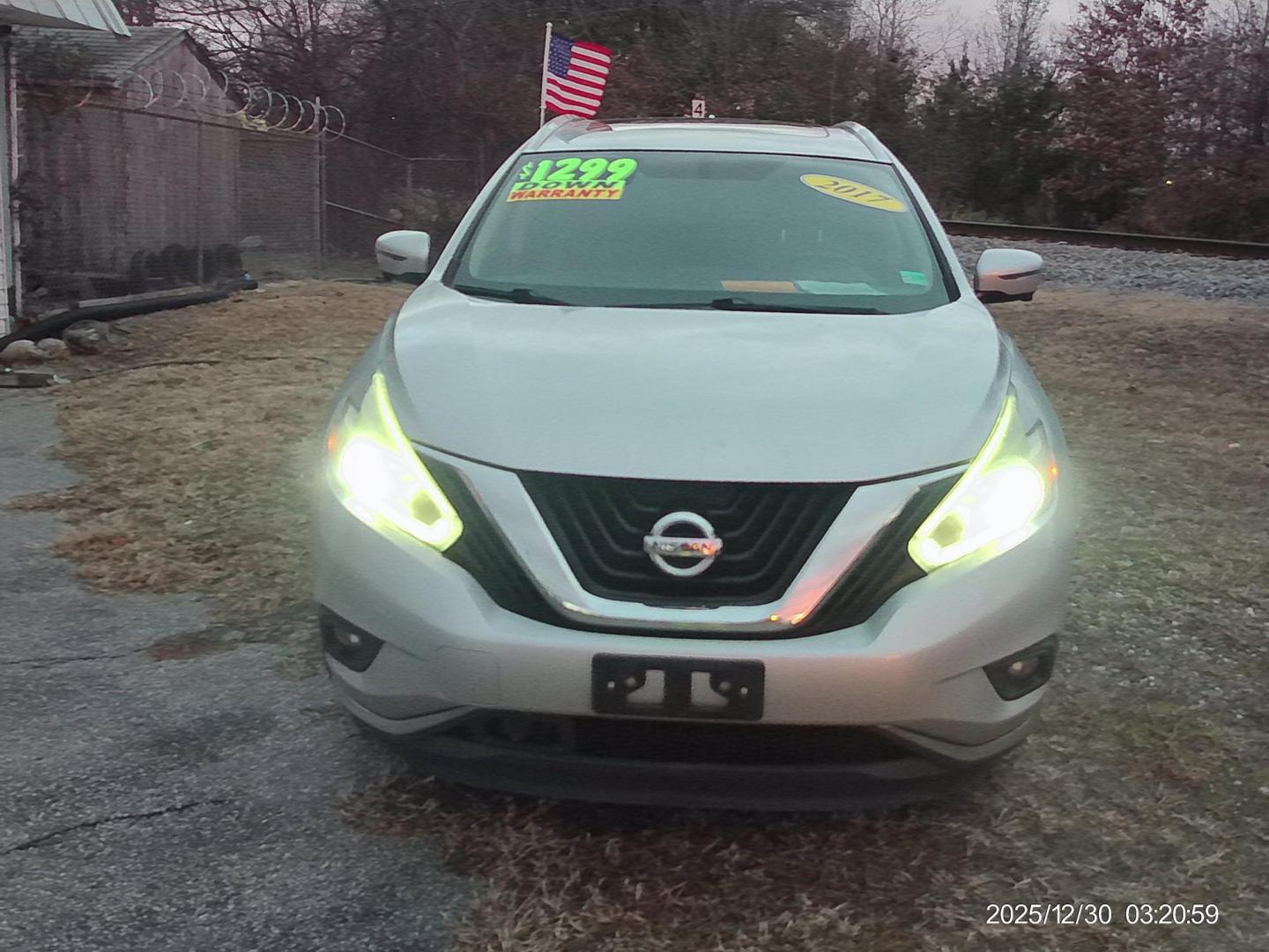 2017 Silver Nissan Murano Platinum AWD (5N1AZ2MH8HN) with an 3.5L V6 DOHC 24V engine, CVT transmission, located at 2553 Airline Blvd, Portsmouth, VA, 23701, (757) 488-8331, 36.813889, -76.357597 - ***VEHICLE TERMS*** Down Payment: $1299 Weekly Payment: $120 APR: 23.9% Repayment Terms: 42 Months *** CALL ELIZABETH SMITH - DIRECTOR OF MARKETING @ 757-488-8331 TO SCHEDULE YOUR APPOINTMENT TODAY AND GET PRE-APPROVED RIGHT OVER THE PHONE*** - Photo#2