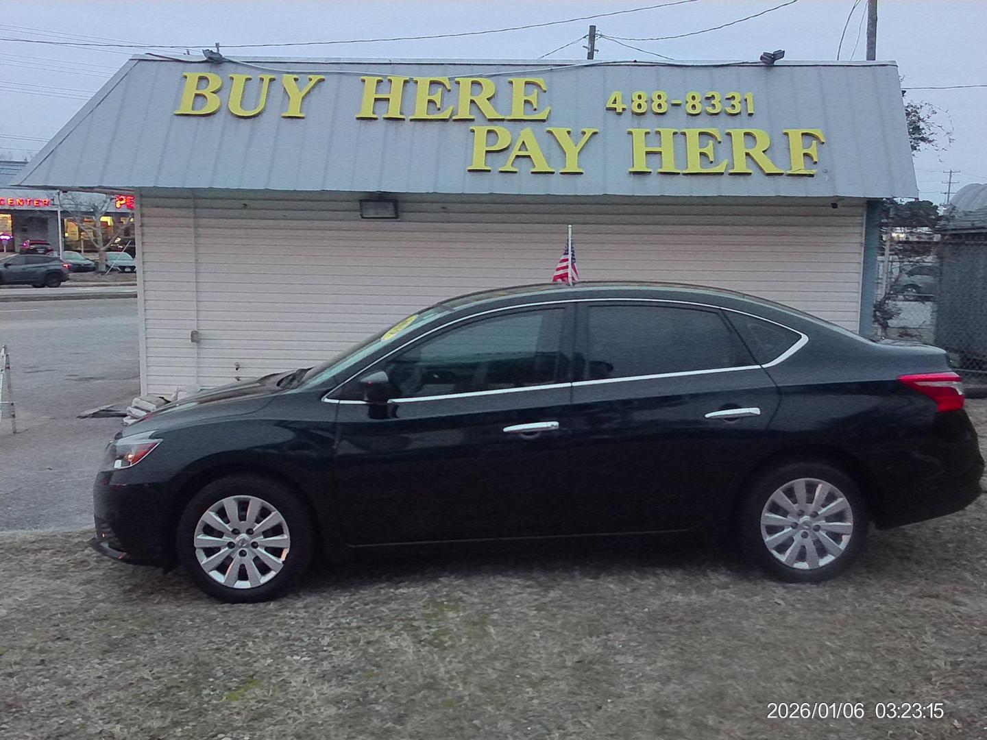 2019 Black Nissan Sentra S CVT (3N1AB7AP8KY) with an 1.8L L4 SFI DOHC 16V engine, CVT transmission, located at 2553 Airline Blvd, Portsmouth, VA, 23701, (757) 488-8331, 36.813889, -76.357597 - ***VEHICLE TERMS*** Down Payment: $799 Weekly Payment: $110 APR: 23.9% Repayment Terms: 42 Months *** CALL ELIZABETH SMITH - DIRECTOR OF MARKETING @ 757-488-8331 TO SCHEDULE YOUR APPOINTMENT TODAY AND GET PRE-APPROVED RIGHT OVER THE PHONE*** - Photo#0