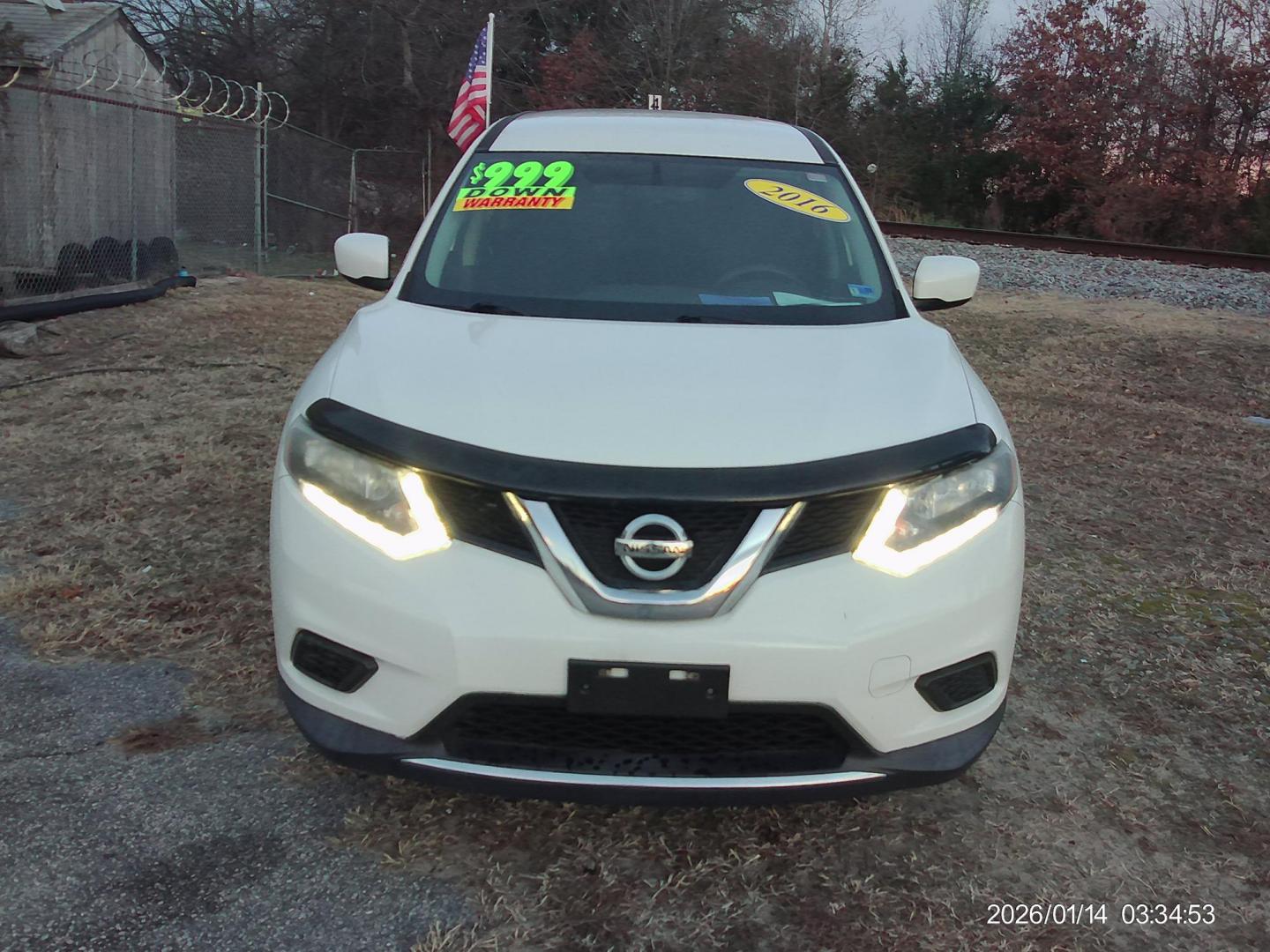 2016 White Nissan Rogue S AWD (5N1AT2MV9GC) with an 2.5L L4 DOHC 16V engine, CVT transmission, located at 2553 Airline Blvd, Portsmouth, VA, 23701, (757) 488-8331, 36.813889, -76.357597 - ***VEHICLE TERMS*** Down Payment: $999 Weekly Payment: $110 APR: 23.9% Repayment Terms: 42 Months *** CALL ELIZABETH SMITH - DIRECTOR OF MARKETING @ 757-488-8331 TO SCHEDULE YOUR APPOINTMENT TODAY AND GET PRE-APPROVED RIGHT OVER THE PHONE*** - Photo#2