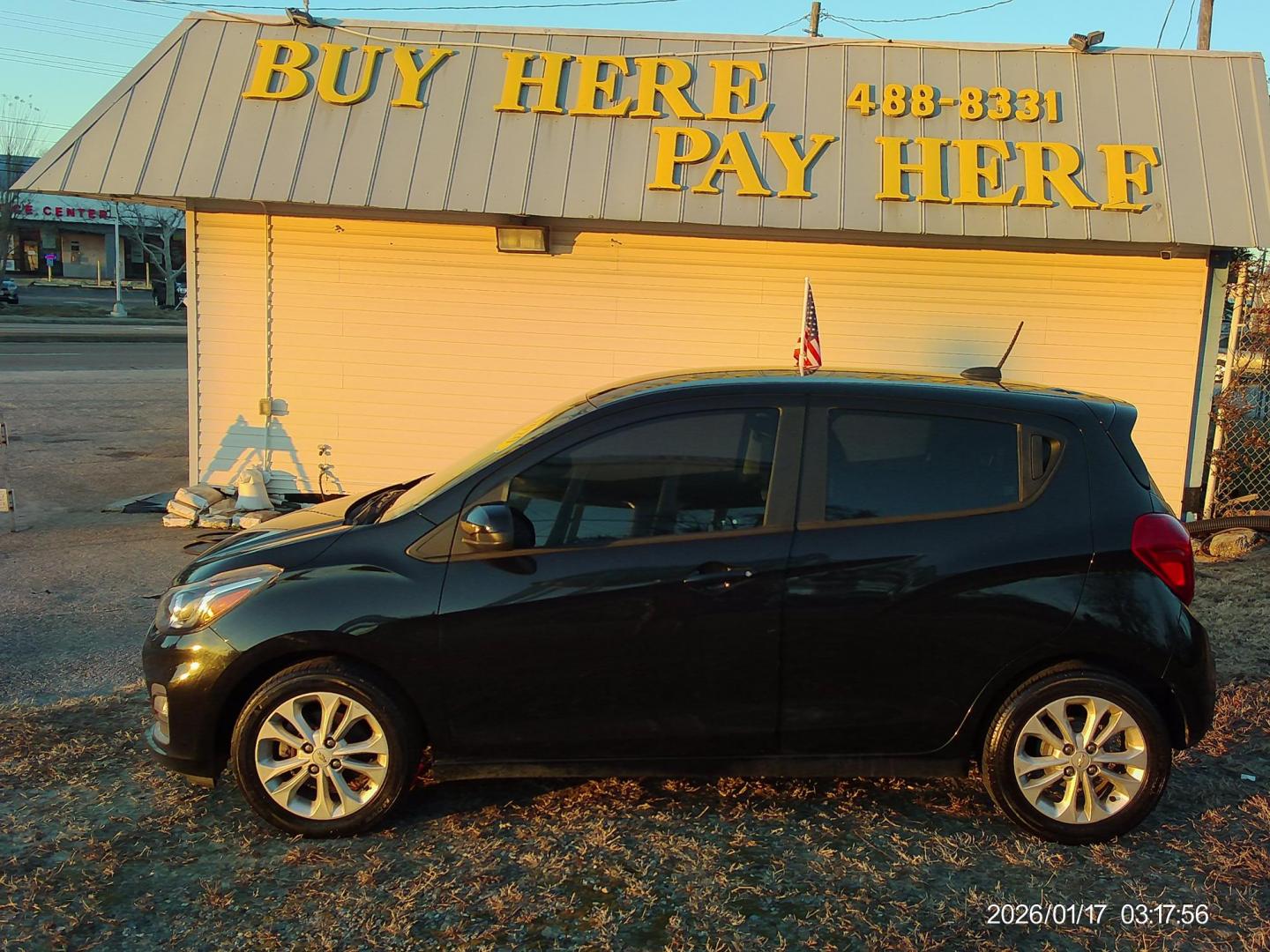 2020 Black Chevrolet Spark 1LT CVT (KL8CD6SAXLC) with an 1.4L L4 16V DOHC engine, CVT transmission, located at 2553 Airline Blvd, Portsmouth, VA, 23701, (757) 488-8331, 36.813889, -76.357597 - ***VEHICLE TERMS*** Down Payment: $999 Weekly Payment: $115 APR: 23.9% Repayment Terms: 42 Months *** CALL ELIZABETH SMITH - DIRECTOR OF MARKETING @ 757-488-8331 TO SCHEDULE YOUR APPOINTMENT TODAY AND GET PRE-APPROVED RIGHT OVER THE PHONE*** - Photo#0