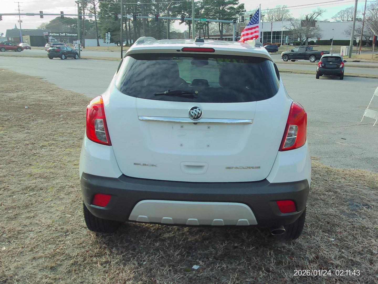 2016 White Buick Encore Convenience FWD (KL4CJBSB2GB) with an 1.4L L4 DOHC 16V TURBO engine, 6A transmission, located at 2553 Airline Blvd, Portsmouth, VA, 23701, (757) 488-8331, 36.813889, -76.357597 - Photo#6