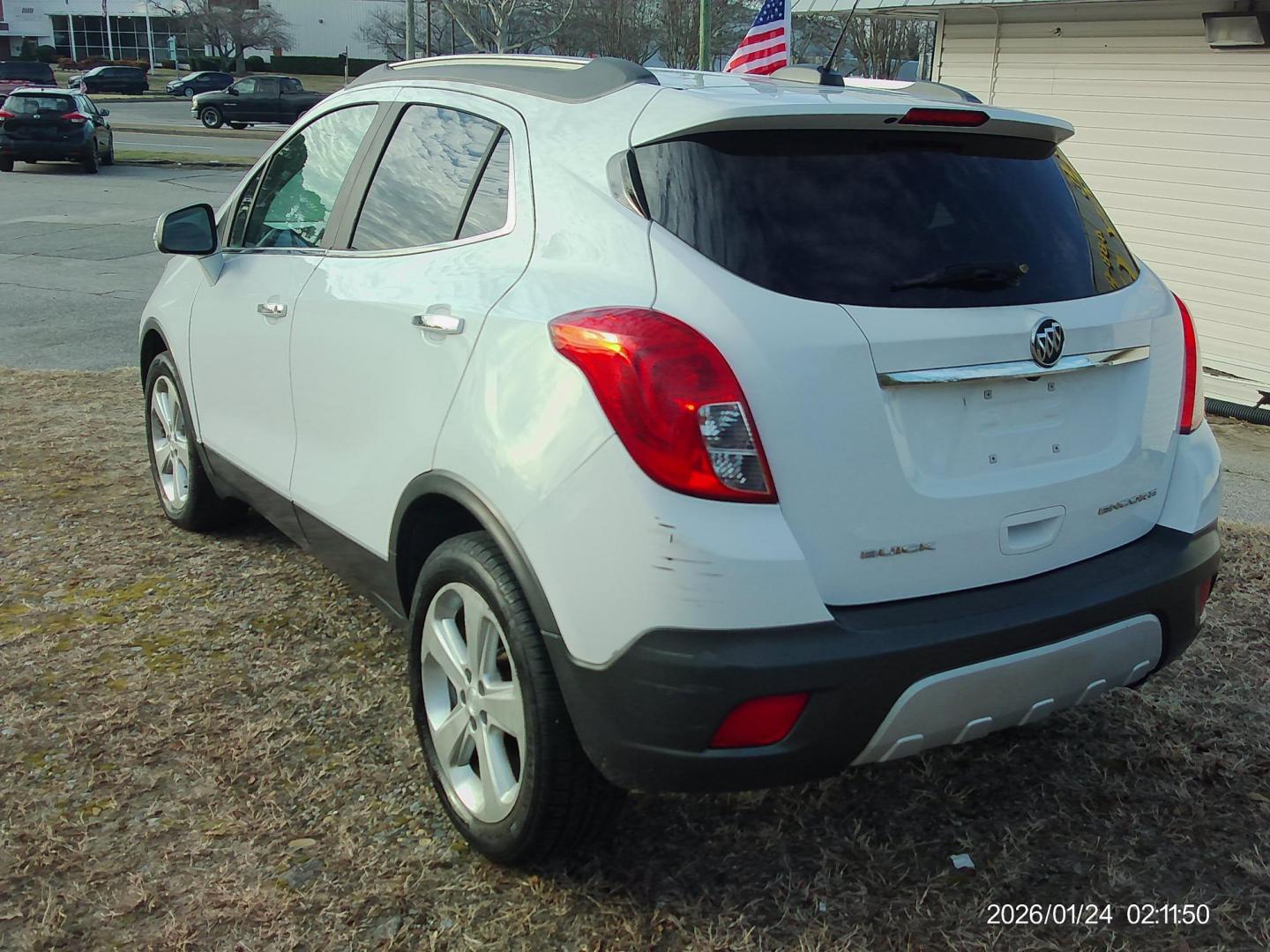 2016 White Buick Encore Convenience FWD (KL4CJBSB2GB) with an 1.4L L4 DOHC 16V TURBO engine, 6A transmission, located at 2553 Airline Blvd, Portsmouth, VA, 23701, (757) 488-8331, 36.813889, -76.357597 - Photo#7