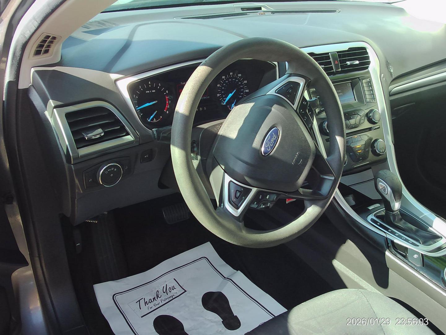 2014 Gray Ford Fusion SE (3FA6P0H74ER) with an 2.5L L4 DOHC 16V engine, located at 2553 Airline Blvd, Portsmouth, VA, 23701, (757) 488-8331, 36.813889, -76.357597 - Photo#9