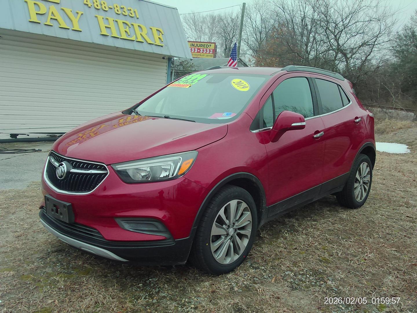 2019 Red Buick Encore Preferred FWD (KL4CJASB2KB) with an 1.4L L4 DOHC 16V TURBO engine, 6A transmission, located at 2553 Airline Blvd, Portsmouth, VA, 23701, (757) 488-8331, 36.813889, -76.357597 - ***VEHICLE TERMS*** Down Payment: $599 Weekly Payment: $115 APR: 23.9% Repayment Terms: 42 Months *** CALL ELIZABETH SMITH - DIRECTOR OF MARKETING @ 757-488-8331 TO SCHEDULE YOUR APPOINTMENT TODAY AND GET PRE-APPROVED RIGHT OVER THE PHONE*** - Photo#1