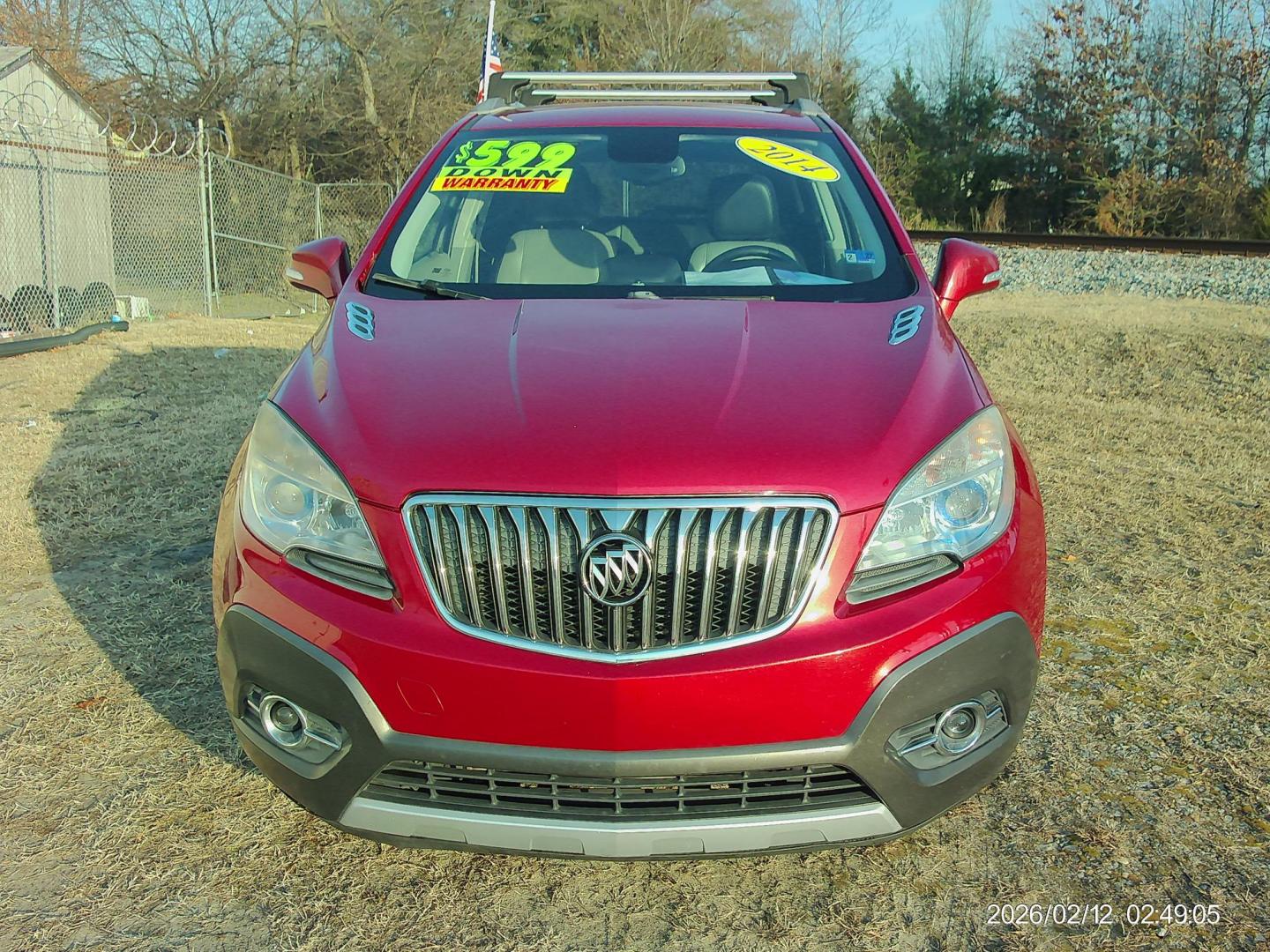2014 Red Buick Encore Leather FWD (KL4CJCSB0EB) with an 1.4L L4 DOHC 16V TURBO engine, 6-Speed Automatic transmission, located at 2553 Airline Blvd, Portsmouth, VA, 23701, (757) 488-8331, 36.813889, -76.357597 - ***VEHICLE TERMS*** Down Payment: $599 Weekly Payment: $100 APR: 23.9% Repayment Terms: 42 Months *** CALL ELIZABETH SMITH - DIRECTOR OF MARKETING @ 757-488-8331 TO SCHEDULE YOUR APPOINTMENT TODAY AND GET PRE-APPROVED RIGHT OVER THE PHONE*** - Photo#2