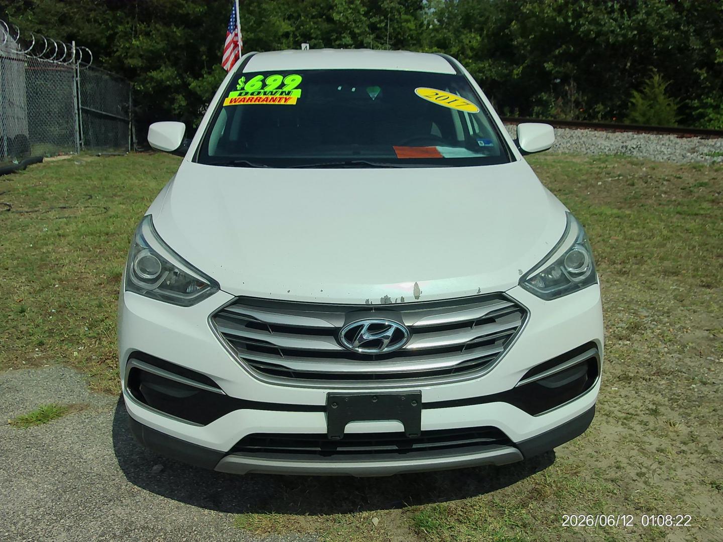 2017 White Hyundai Santa Fe Sport 2.4 FWD (5XYZT3LBXHG) with an 2.4L L4 DOHC 16V engine, 6A transmission, located at 2553 Airline Blvd, Portsmouth, VA, 23701, (757) 488-8331, 36.813889, -76.357597 - ***VEHICLE TERMS*** Down Payment: $699 Weekly Payment: $110 APR: 23.9% Repayment Terms: 42 Months *** CALL ELIZABETH SMITH - DIRECTOR OF MARKETING @ 757-488-8331 TO SCHEDULE YOUR APPOINTMENT TODAY AND GET PRE-APPROVED RIGHT OVER THE PHONE***- Photo#2
