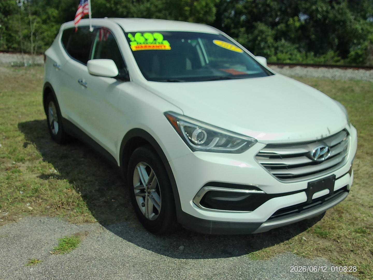2017 White Hyundai Santa Fe Sport 2.4 FWD (5XYZT3LBXHG) with an 2.4L L4 DOHC 16V engine, 6A transmission, located at 2553 Airline Blvd, Portsmouth, VA, 23701, (757) 488-8331, 36.813889, -76.357597 - ***VEHICLE TERMS*** Down Payment: $699 Weekly Payment: $110 APR: 23.9% Repayment Terms: 42 Months *** CALL ELIZABETH SMITH - DIRECTOR OF MARKETING @ 757-488-8331 TO SCHEDULE YOUR APPOINTMENT TODAY AND GET PRE-APPROVED RIGHT OVER THE PHONE***- Photo#3