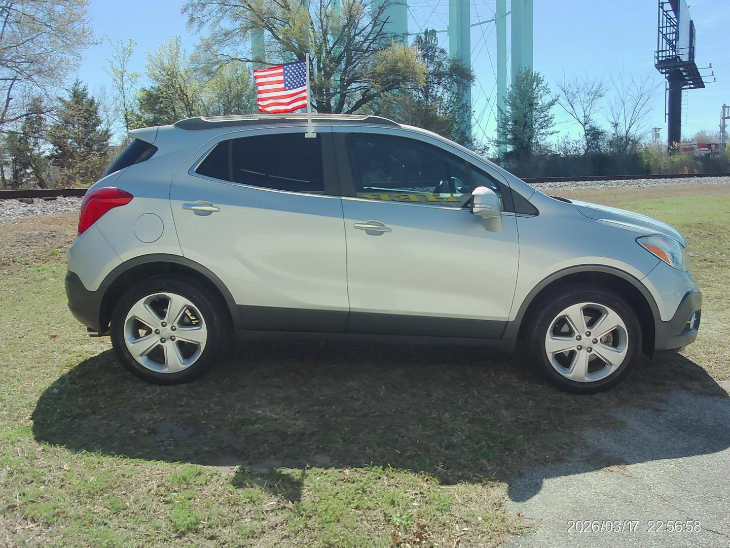 2015 Silver Buick Encore Convenience FWD (KL4CJBSB7FB) with an 1.4L L4 DOHC 16V TURBO engine, 6-Speed Automatic transmission, located at 2553 Airline Blvd, Portsmouth, VA, 23701, (757) 488-8331, 36.813889, -76.357597 - ***VEHICLE TERMS*** Down Payment: $799 Weekly Payment: $110 APR: 23.9% Repayment Terms: 42 Months *** CALL ELIZABETH SMITH - DIRECTOR OF MARKETING @ 757-488-8331 TO SCHEDULE YOUR APPOINTMENT TODAY AND GET PRE-APPROVED RIGHT OVER THE PHONE*** - Photo#4