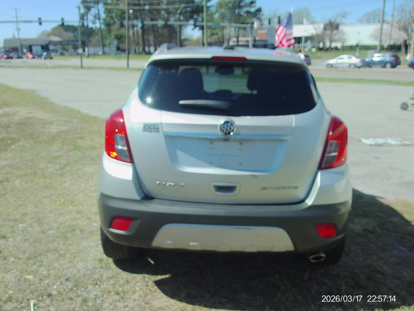 2015 Silver Buick Encore Convenience FWD (KL4CJBSB7FB) with an 1.4L L4 DOHC 16V TURBO engine, 6-Speed Automatic transmission, located at 2553 Airline Blvd, Portsmouth, VA, 23701, (757) 488-8331, 36.813889, -76.357597 - ***VEHICLE TERMS*** Down Payment: $799 Weekly Payment: $110 APR: 23.9% Repayment Terms: 42 Months *** CALL ELIZABETH SMITH - DIRECTOR OF MARKETING @ 757-488-8331 TO SCHEDULE YOUR APPOINTMENT TODAY AND GET PRE-APPROVED RIGHT OVER THE PHONE*** - Photo#6