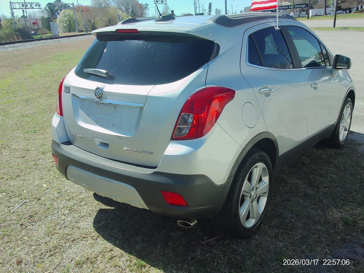 2015 Silver Buick Encore Convenience FWD (KL4CJBSB7FB) with an 1.4L L4 DOHC 16V TURBO engine, 6-Speed Automatic transmission, located at 2553 Airline Blvd, Portsmouth, VA, 23701, (757) 488-8331, 36.813889, -76.357597 - ***VEHICLE TERMS*** Down Payment: $799 Weekly Payment: $110 APR: 23.9% Repayment Terms: 42 Months *** CALL ELIZABETH SMITH - DIRECTOR OF MARKETING @ 757-488-8331 TO SCHEDULE YOUR APPOINTMENT TODAY AND GET PRE-APPROVED RIGHT OVER THE PHONE*** - Photo#5