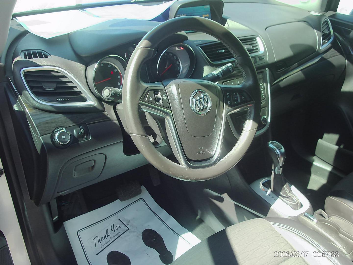 2015 Silver Buick Encore Convenience FWD (KL4CJBSB7FB) with an 1.4L L4 DOHC 16V TURBO engine, 6-Speed Automatic transmission, located at 2553 Airline Blvd, Portsmouth, VA, 23701, (757) 488-8331, 36.813889, -76.357597 - ***VEHICLE TERMS*** Down Payment: $799 Weekly Payment: $110 APR: 23.9% Repayment Terms: 42 Months *** CALL ELIZABETH SMITH - DIRECTOR OF MARKETING @ 757-488-8331 TO SCHEDULE YOUR APPOINTMENT TODAY AND GET PRE-APPROVED RIGHT OVER THE PHONE*** - Photo#9